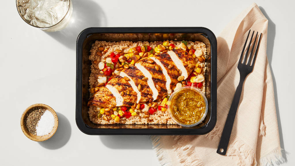 Southwest-Style Grilled Chicken Grain Bowl