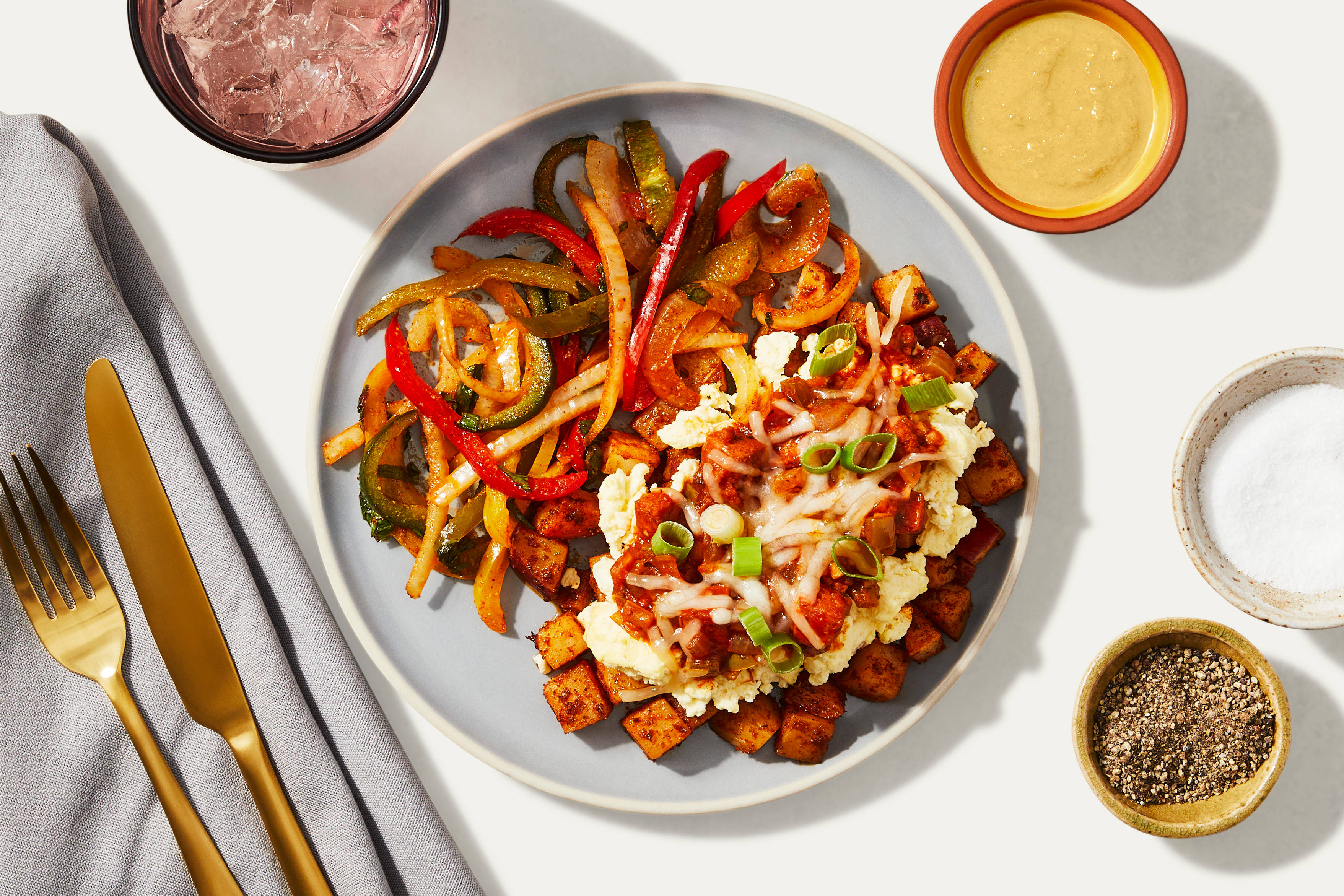 Creole Egg & Chicken Andouille Sausage Bowl