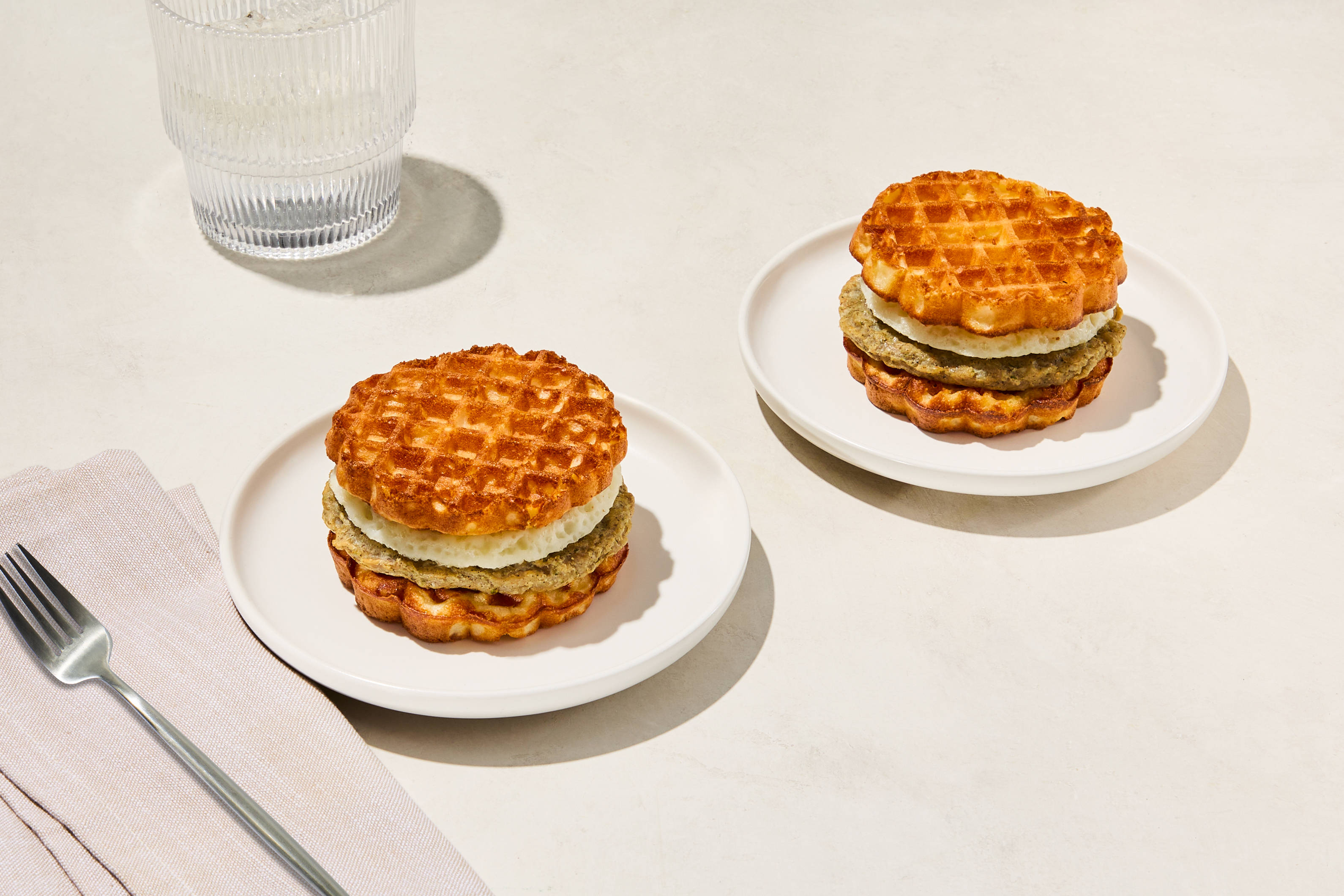 Chicken Sausage & Egg White Breakfast Sandwich