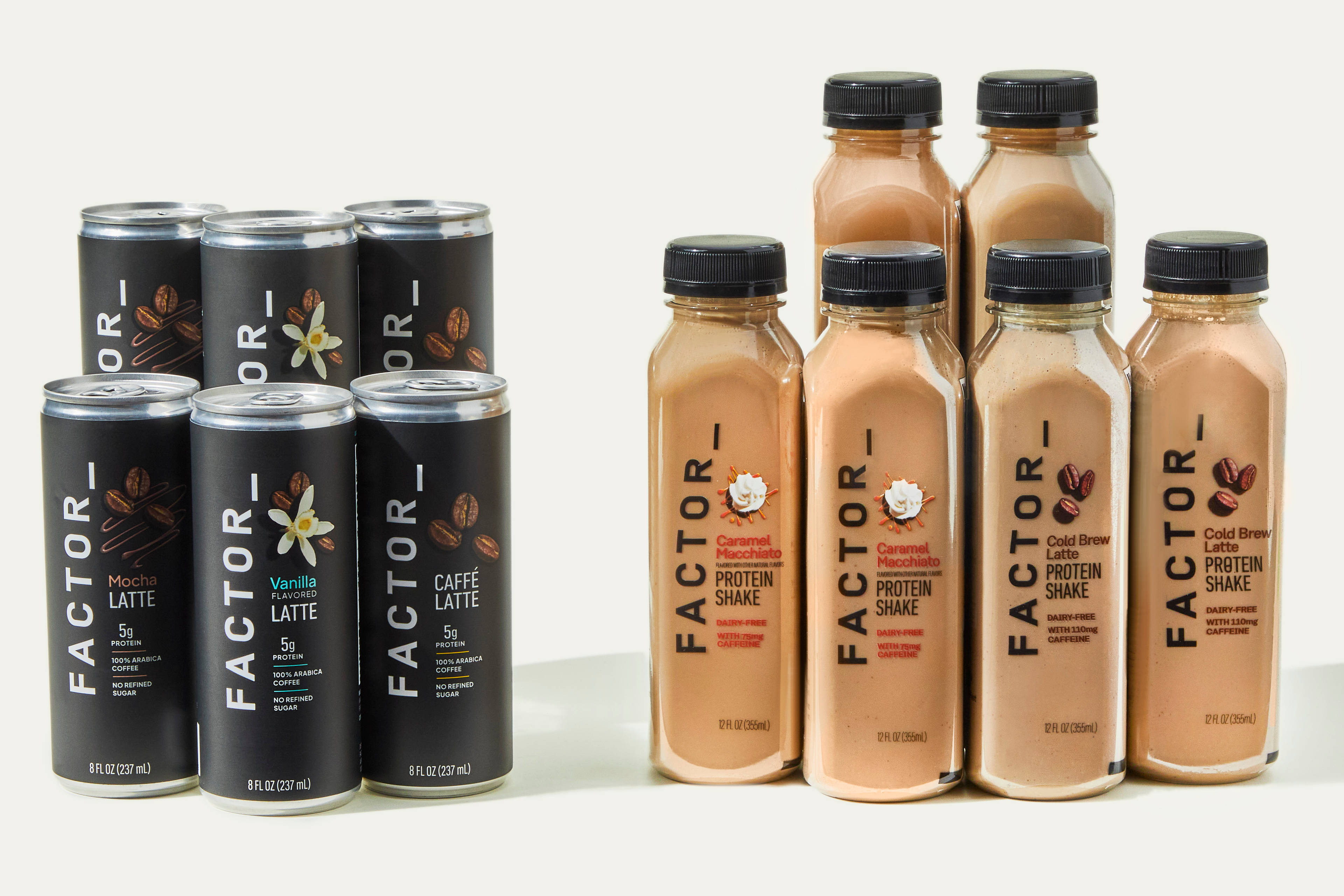Caffeine Kick Protein Shake & Latte Variety Pack Bundle