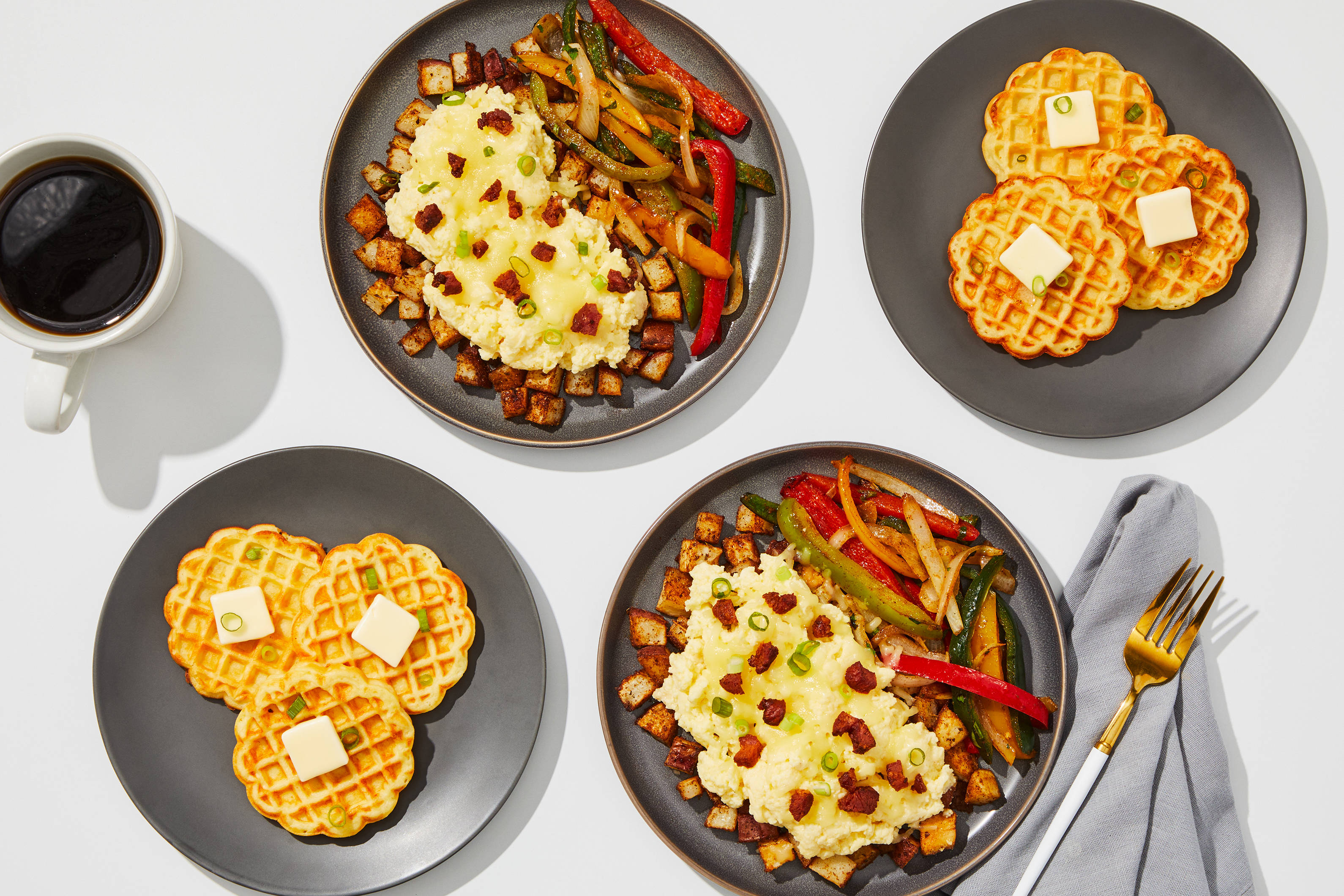 Protein Waffle & Potato, Bacon & Egg Skillet Bundle