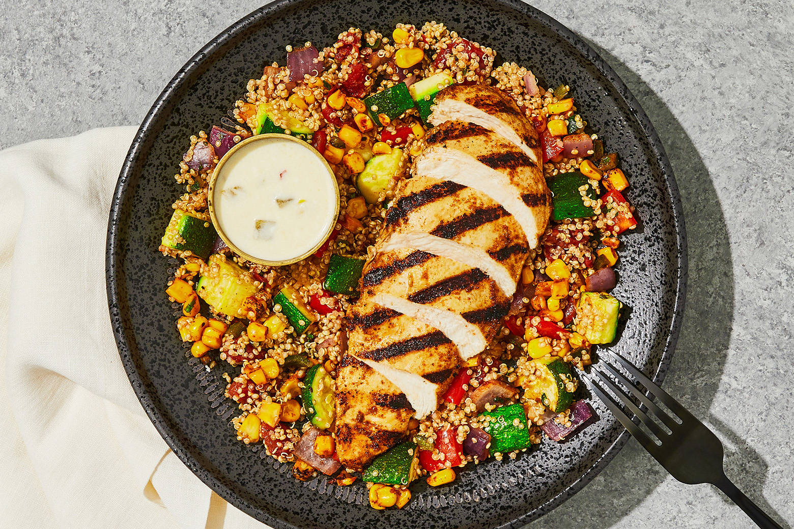 Green Chile Chicken & Salsa Quinoa