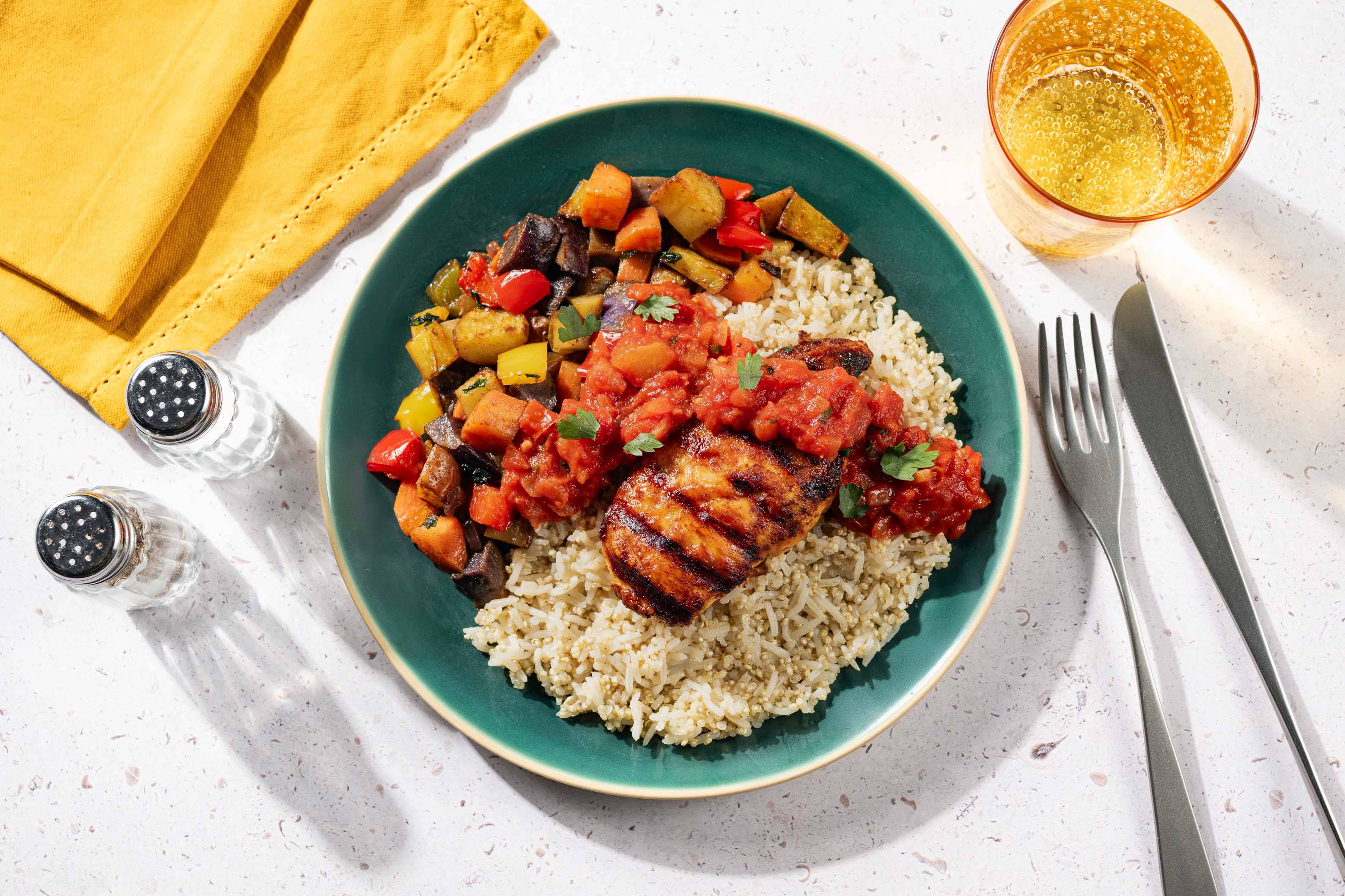 Shakshuka-Style Hähnchen
