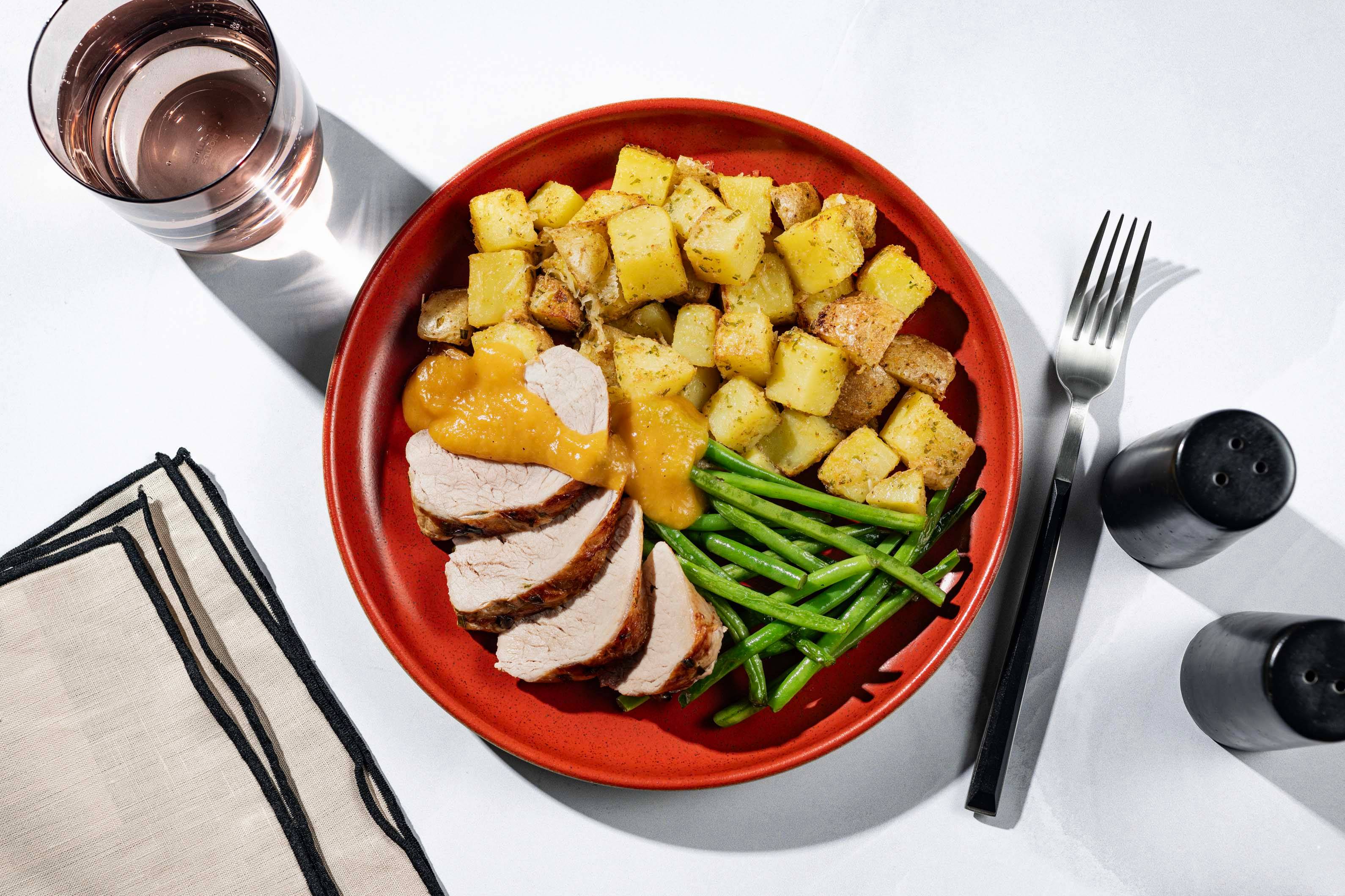 Apricot Smothered Pork Tenderloin