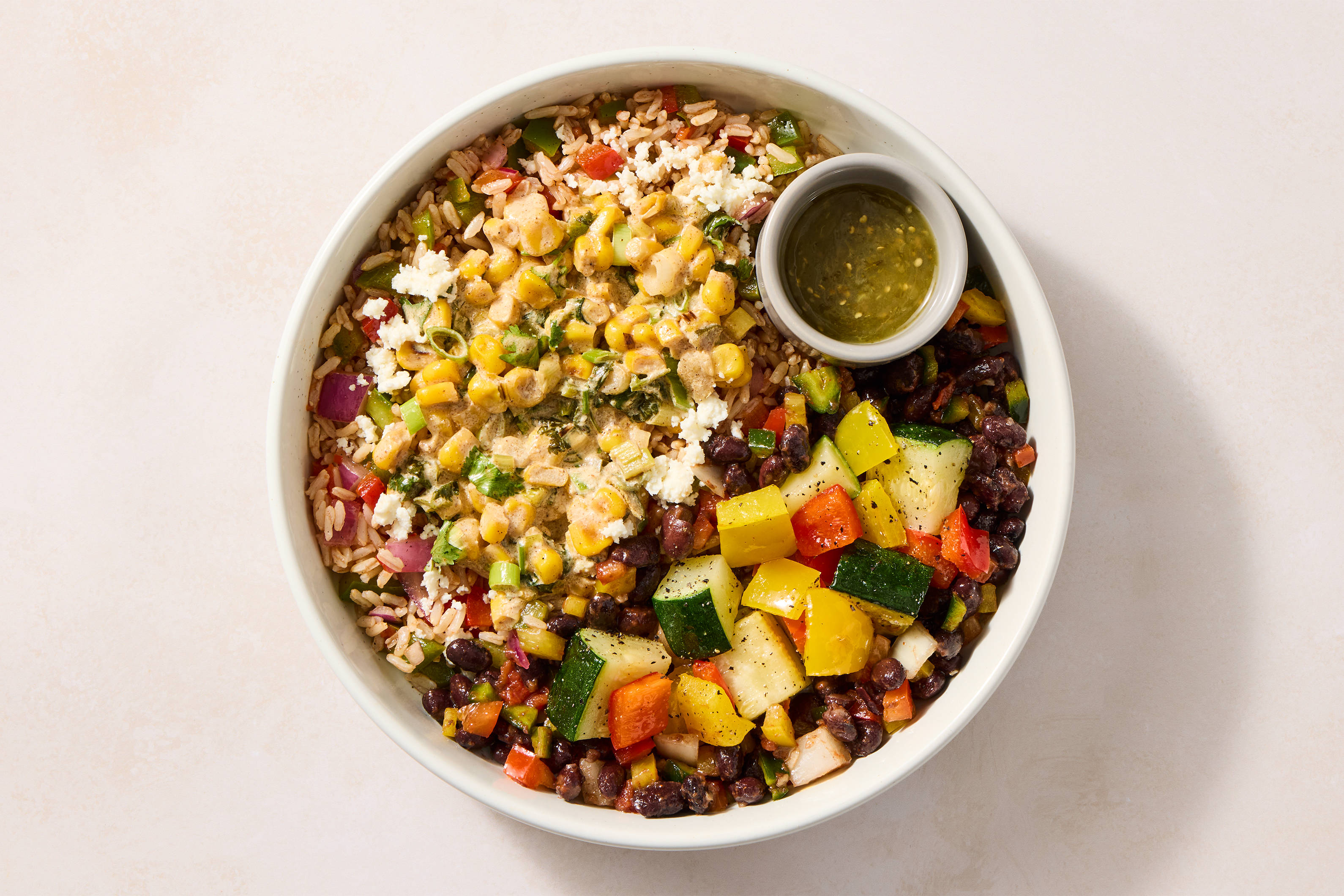 Mexican-Style Green Chile Rice Bowl