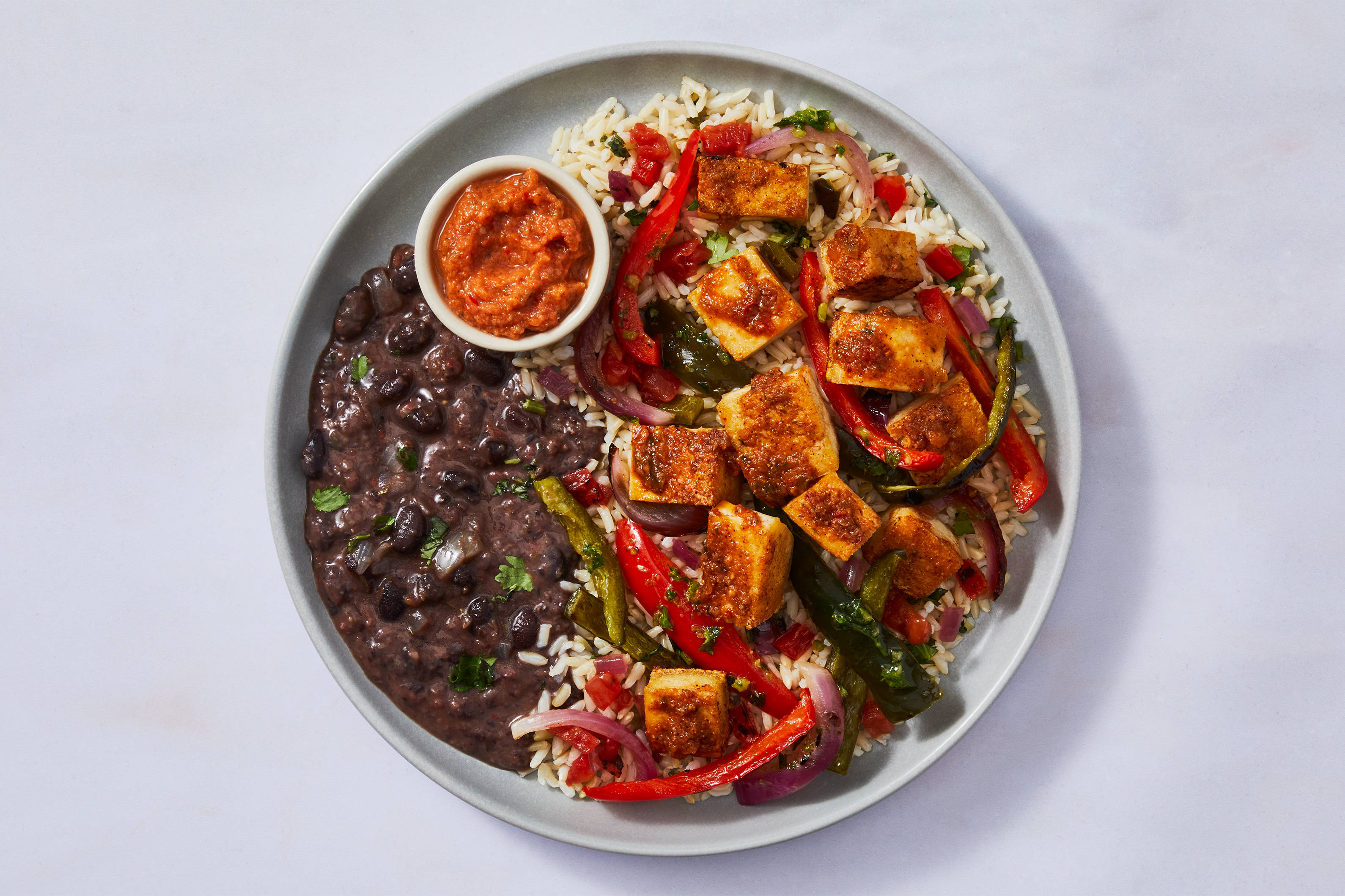 Fire-Roasted Tomato Braised Tofu