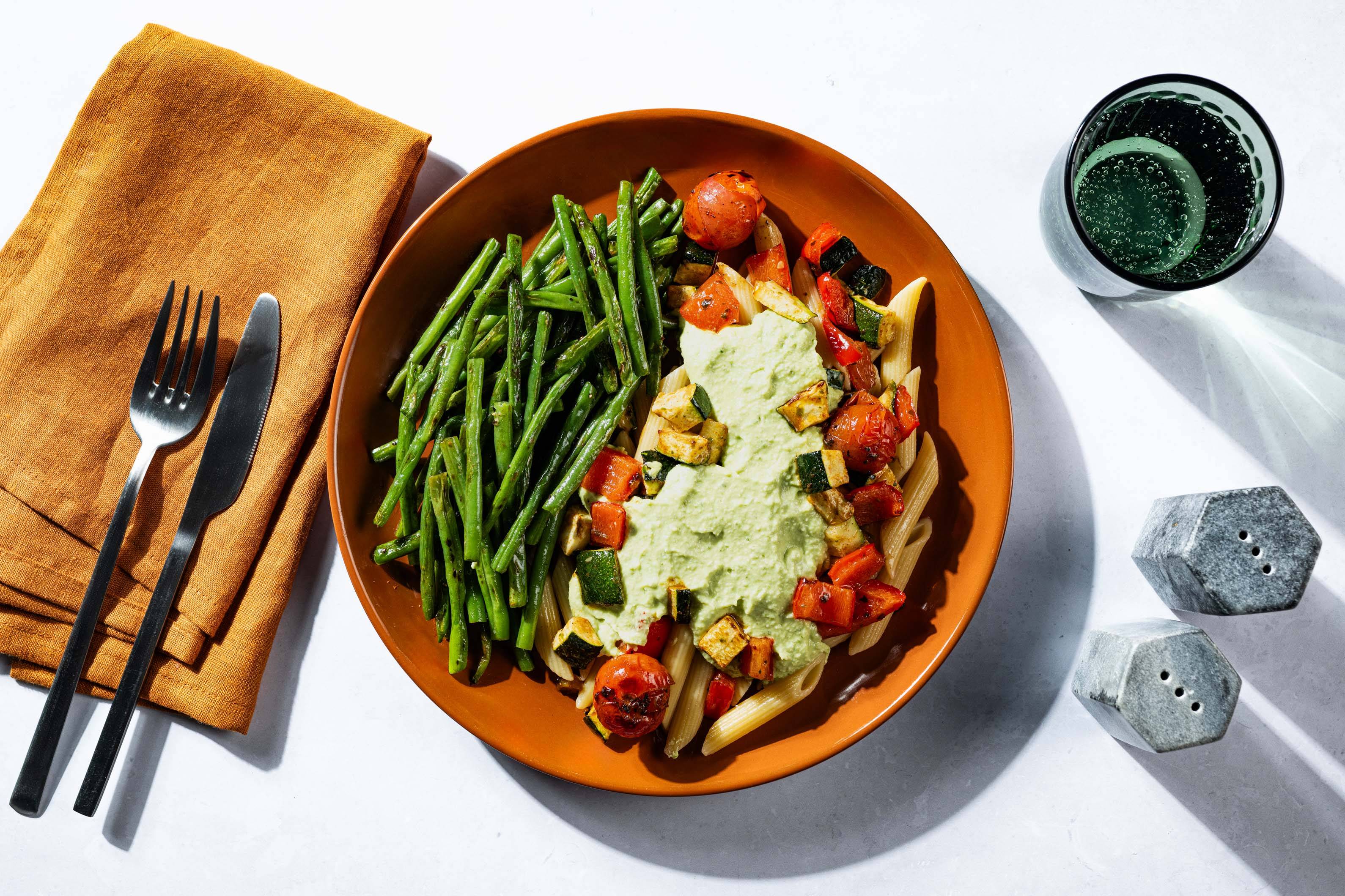 Cremige Pesto-Pasta
