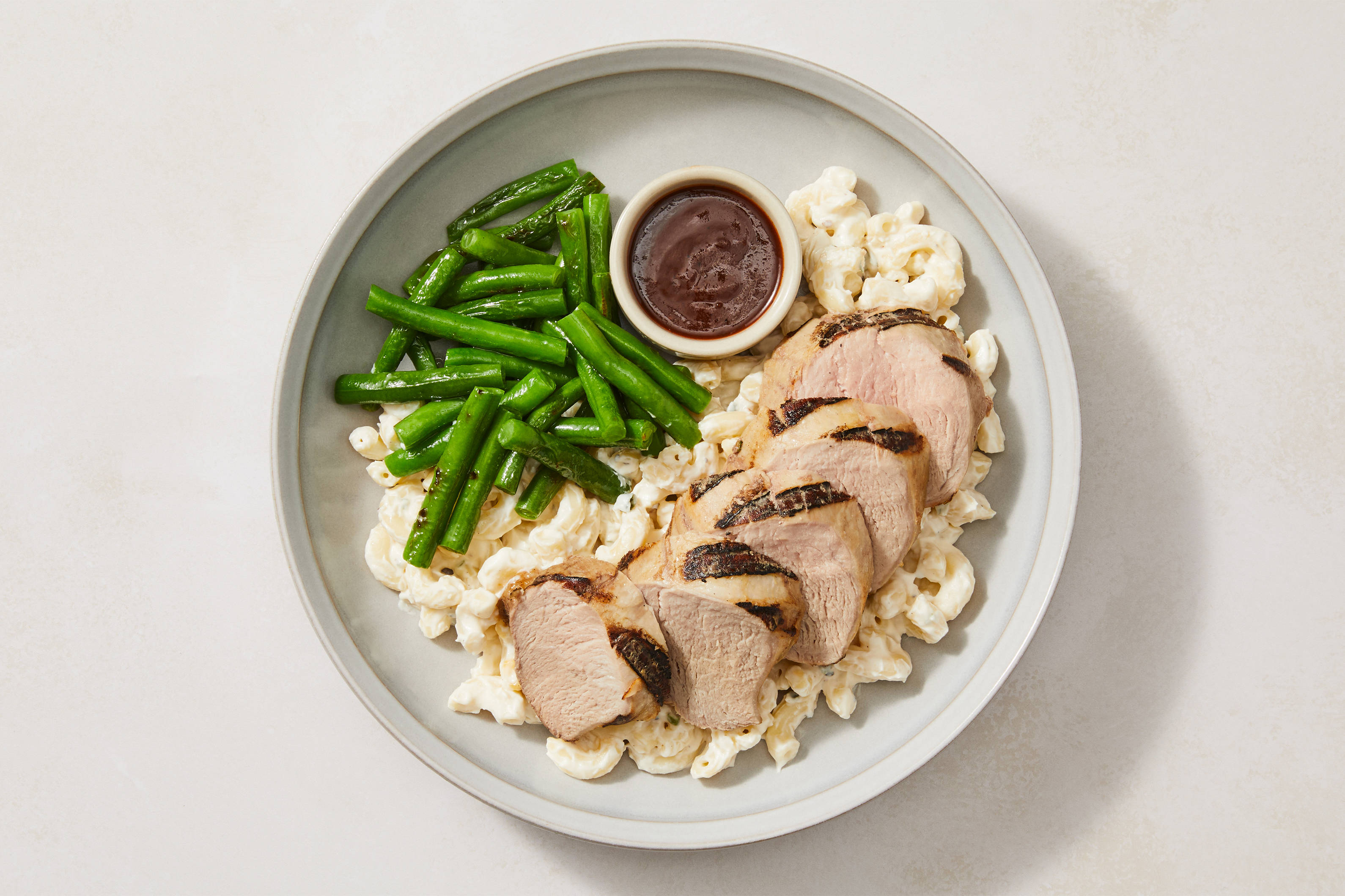 Classic Pork Tenderloin & White Cheddar Mac