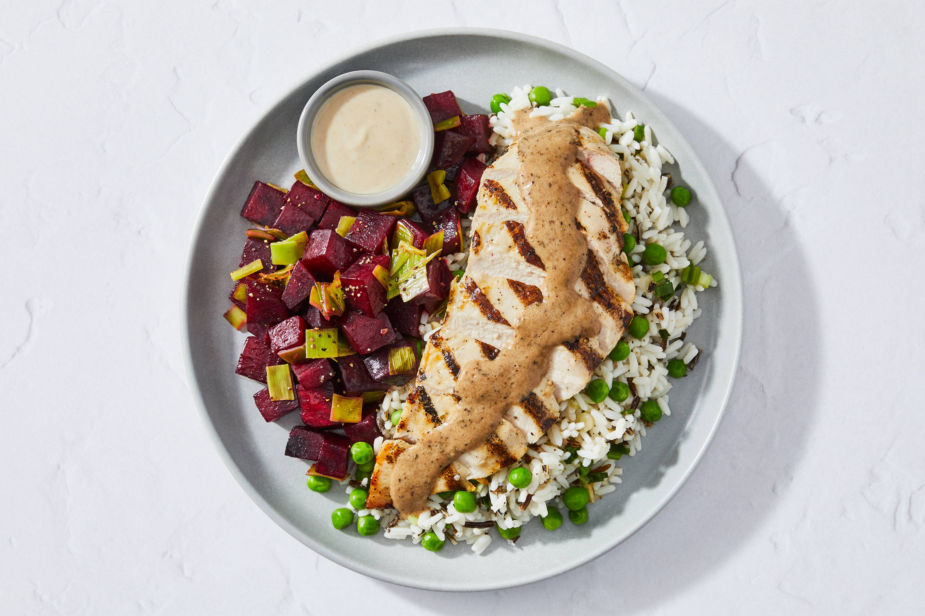 Black Garlic Chicken & Roasted Beets