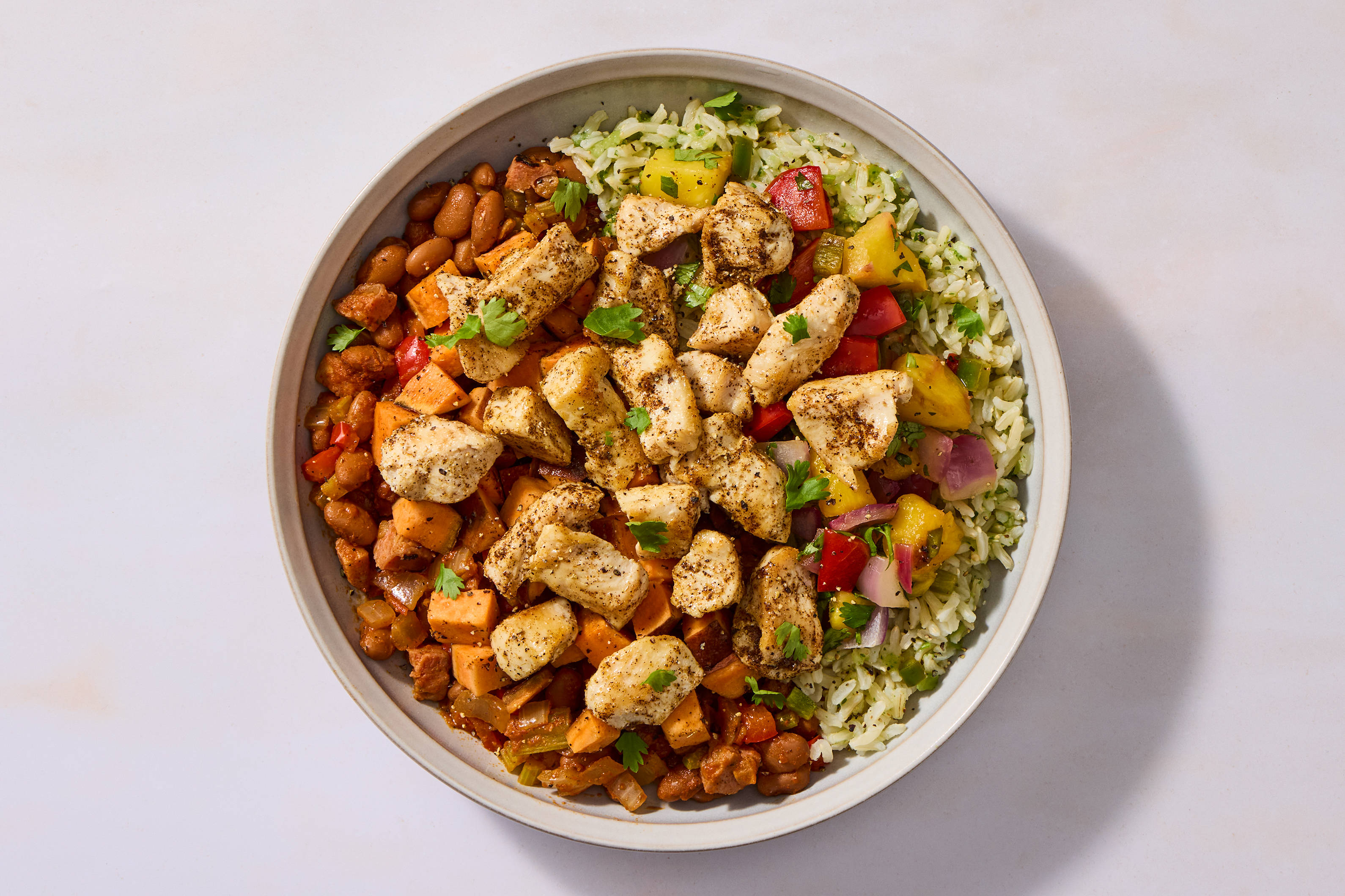 Mexican-Style Ranchero Chicken Bowl