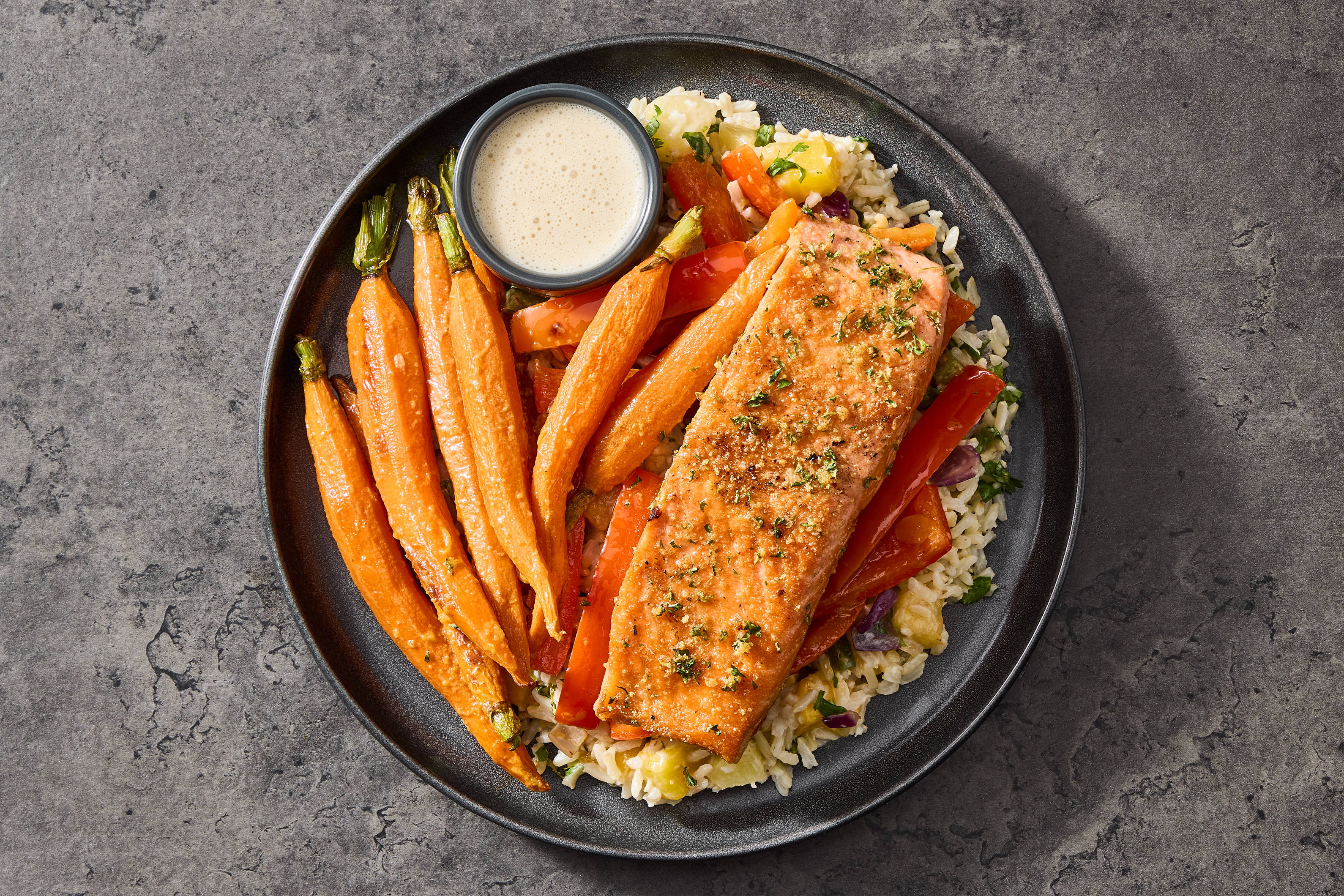 Tropical Steelhead Trout & Mango-Pineapple Rice