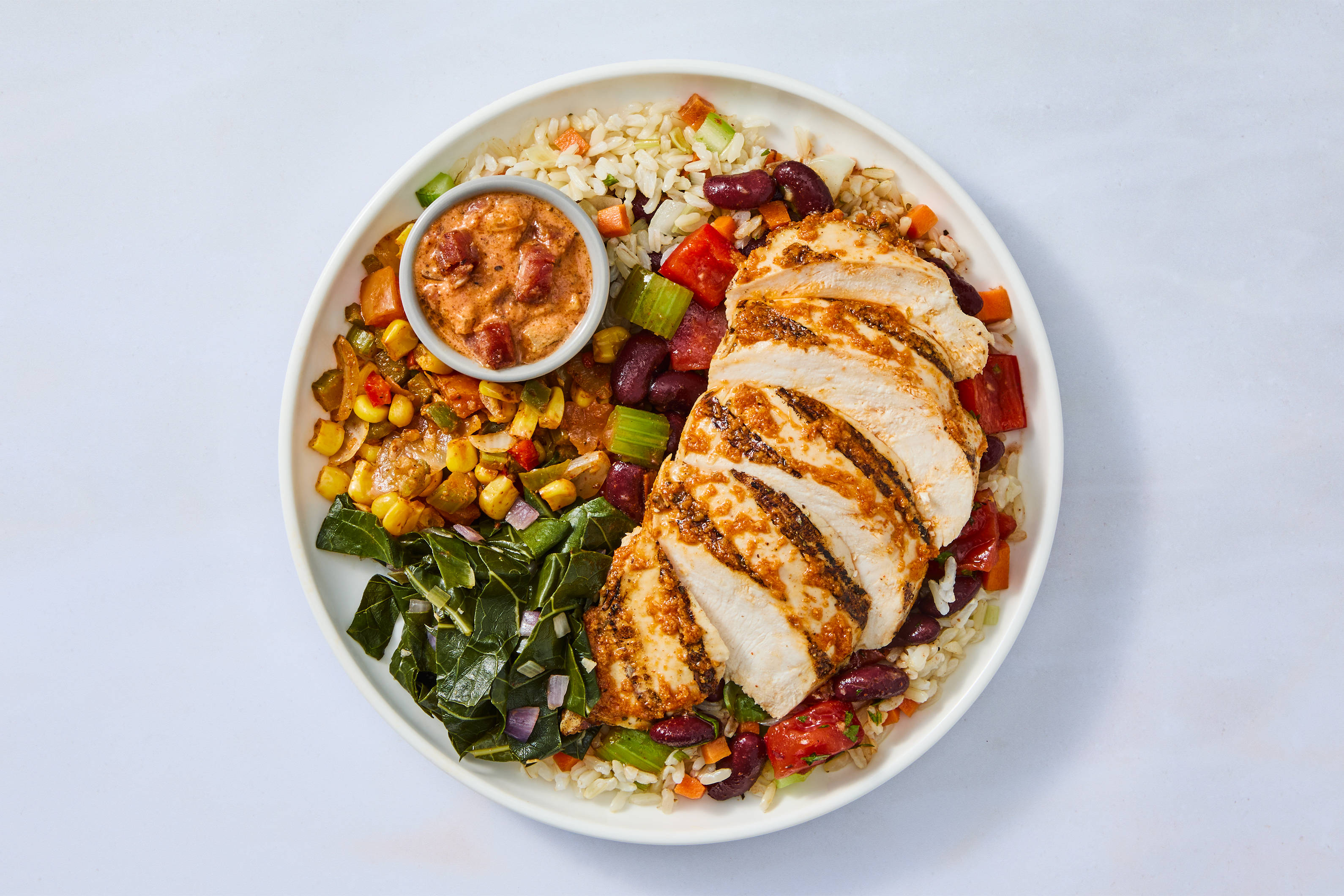Andouille Gravy Grilled Chicken Bowl