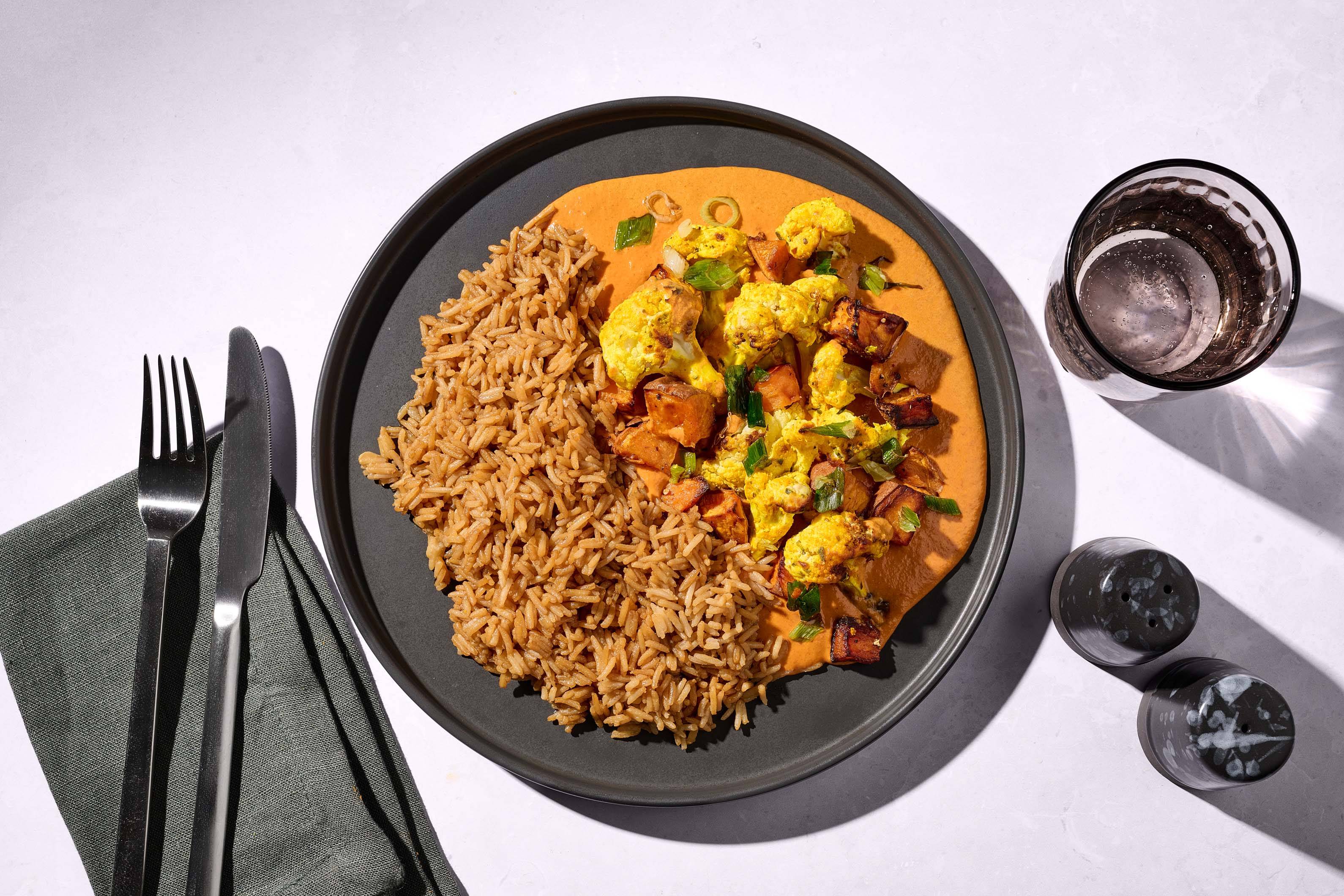 Indian Style Curry & Cauliflower