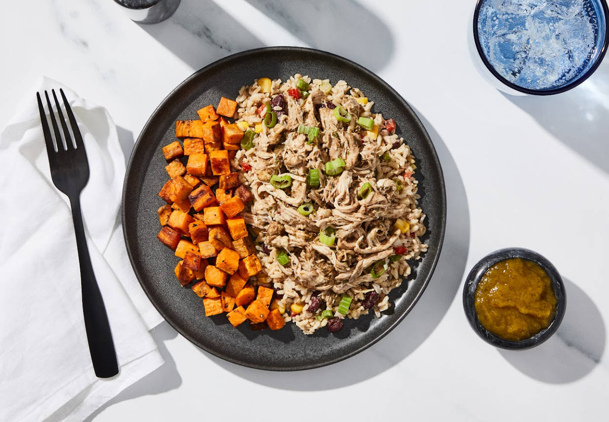 Pulled Jerk Chicken & Rice