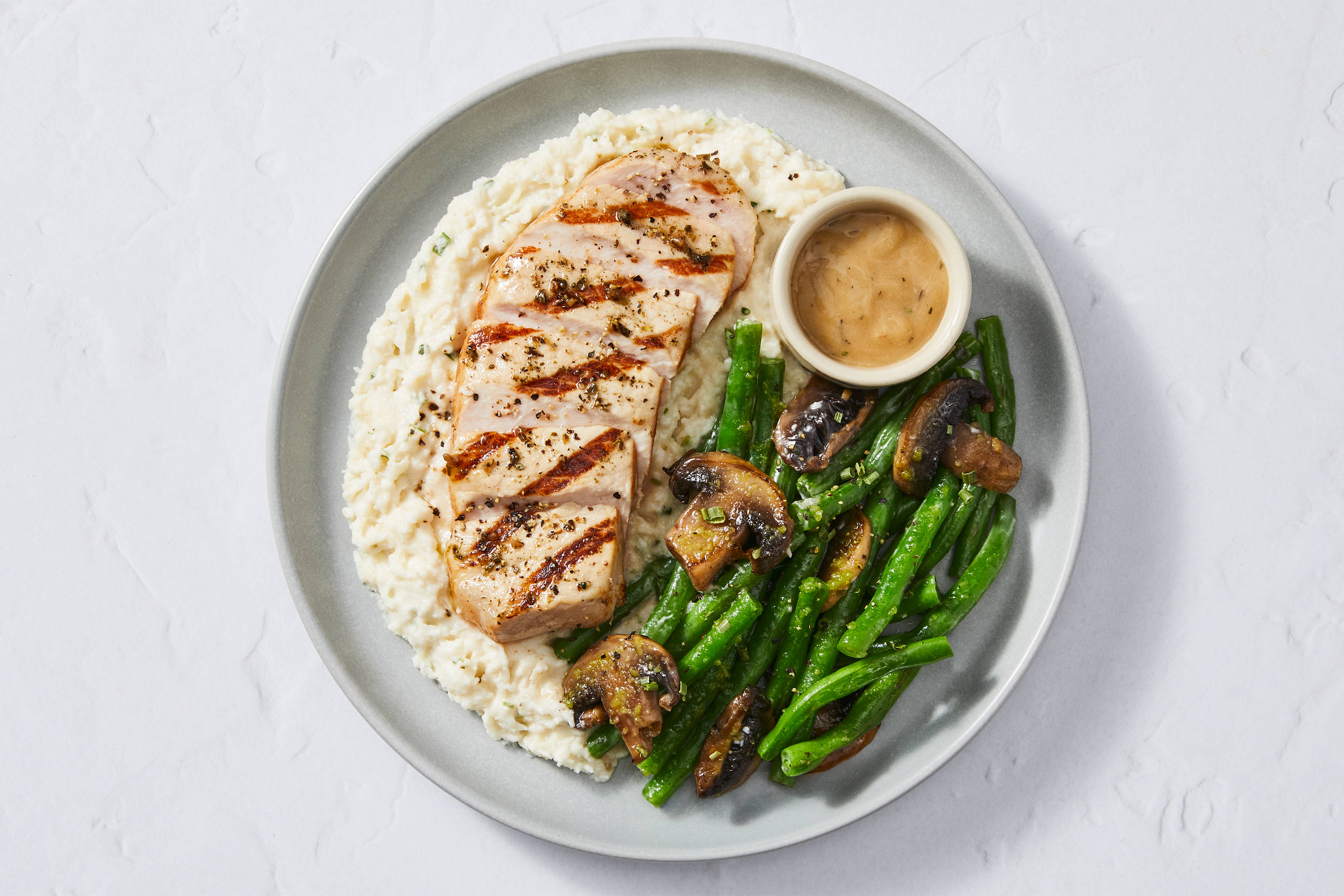 Grilled Pork Chop & Gravy