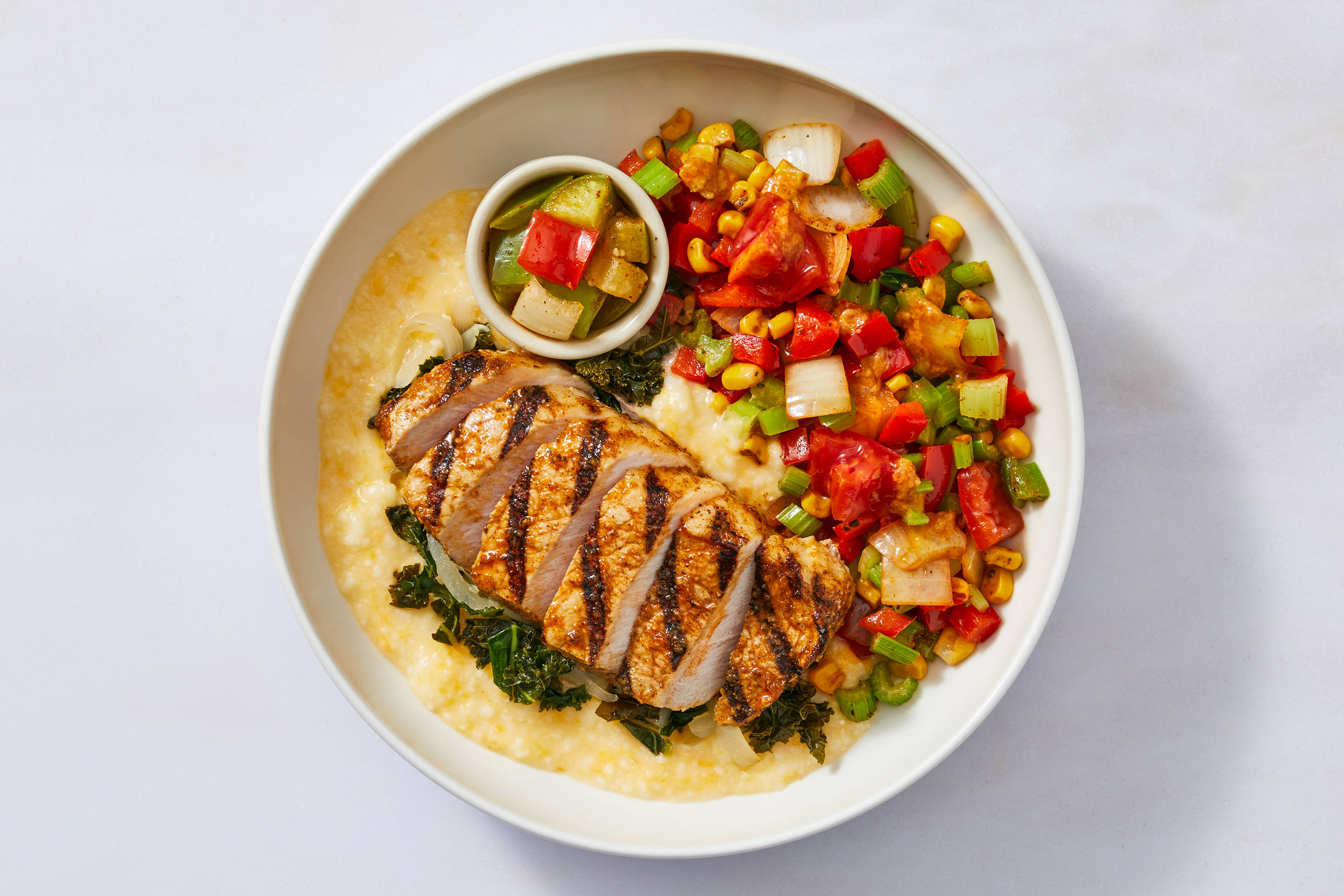 Charleston-Style Pork Chop & Grits