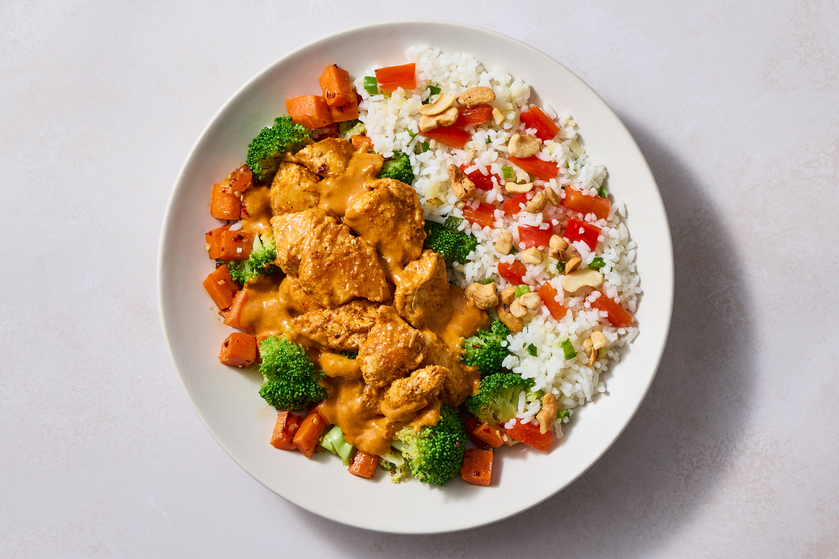Thai-Style Red Curry Cashew Chicken