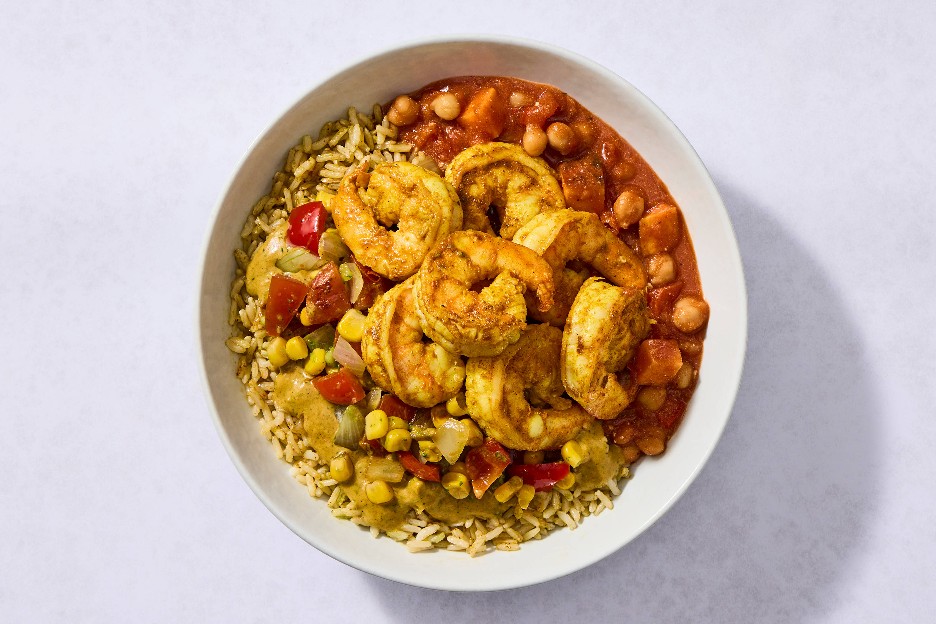 Red Chermoula Shrimp