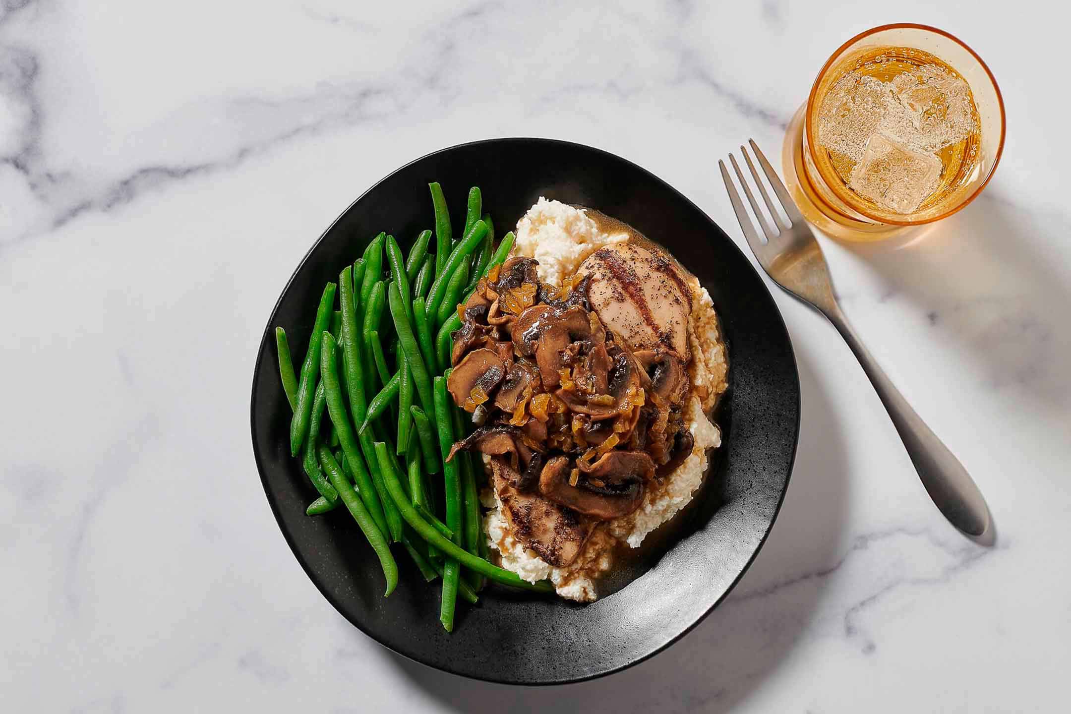 Chicken Marsala with Mashed Cauliflower