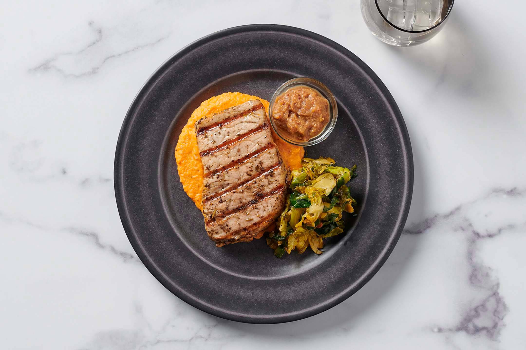 Apple Mustard Pork Chop