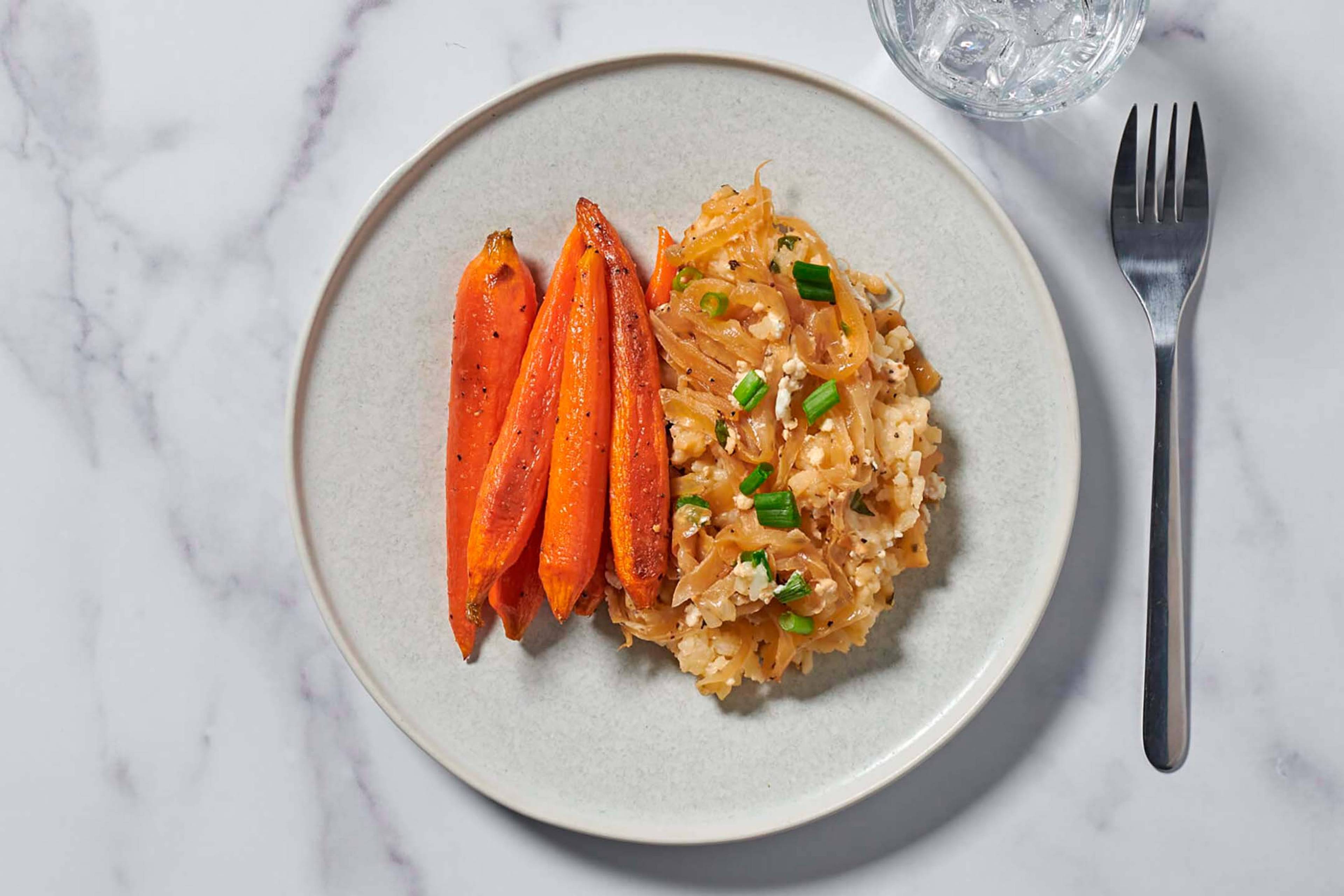 Caramelized Onion & Goat Cheese Risotto