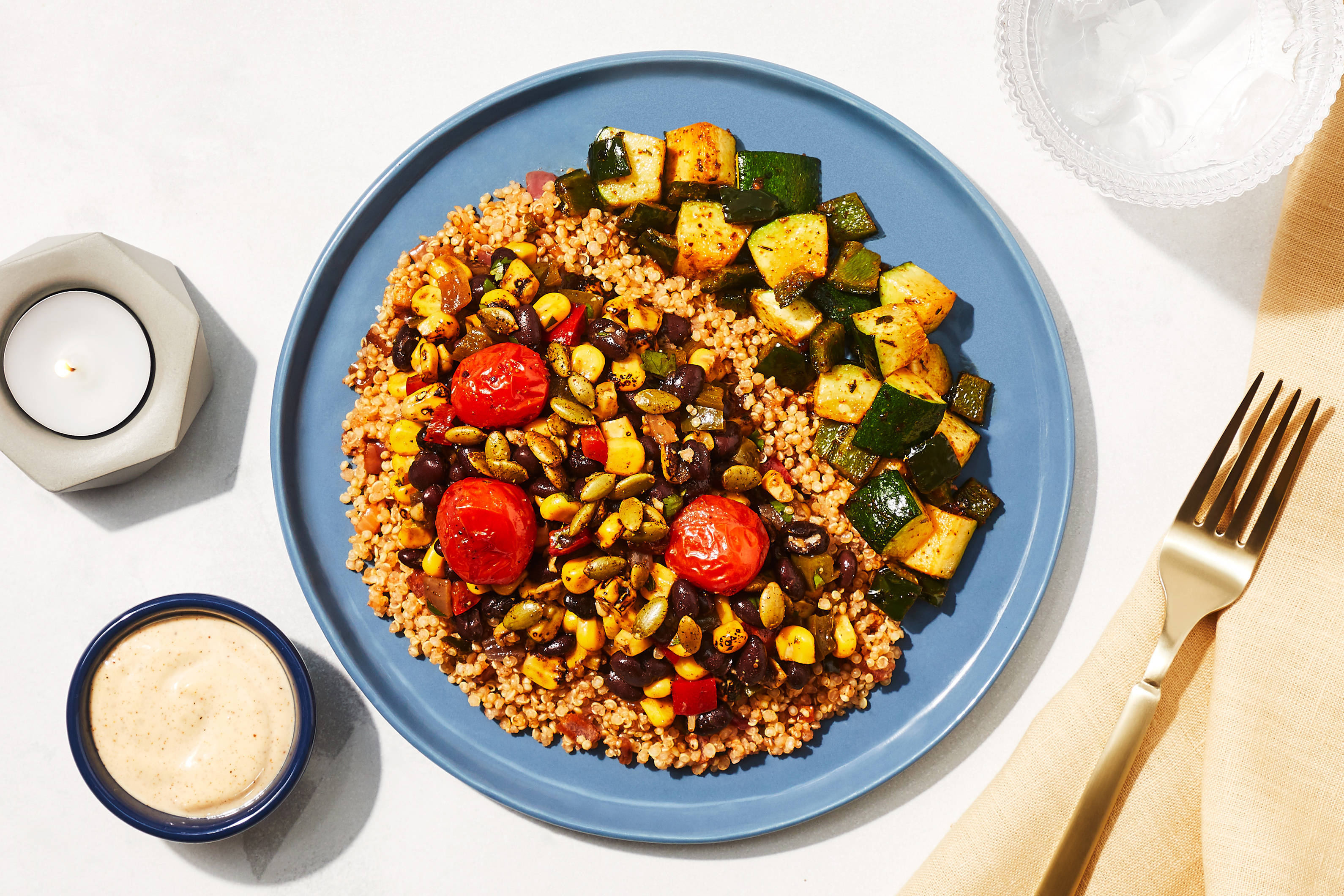 Charred Corn & Quinoa Bowl
