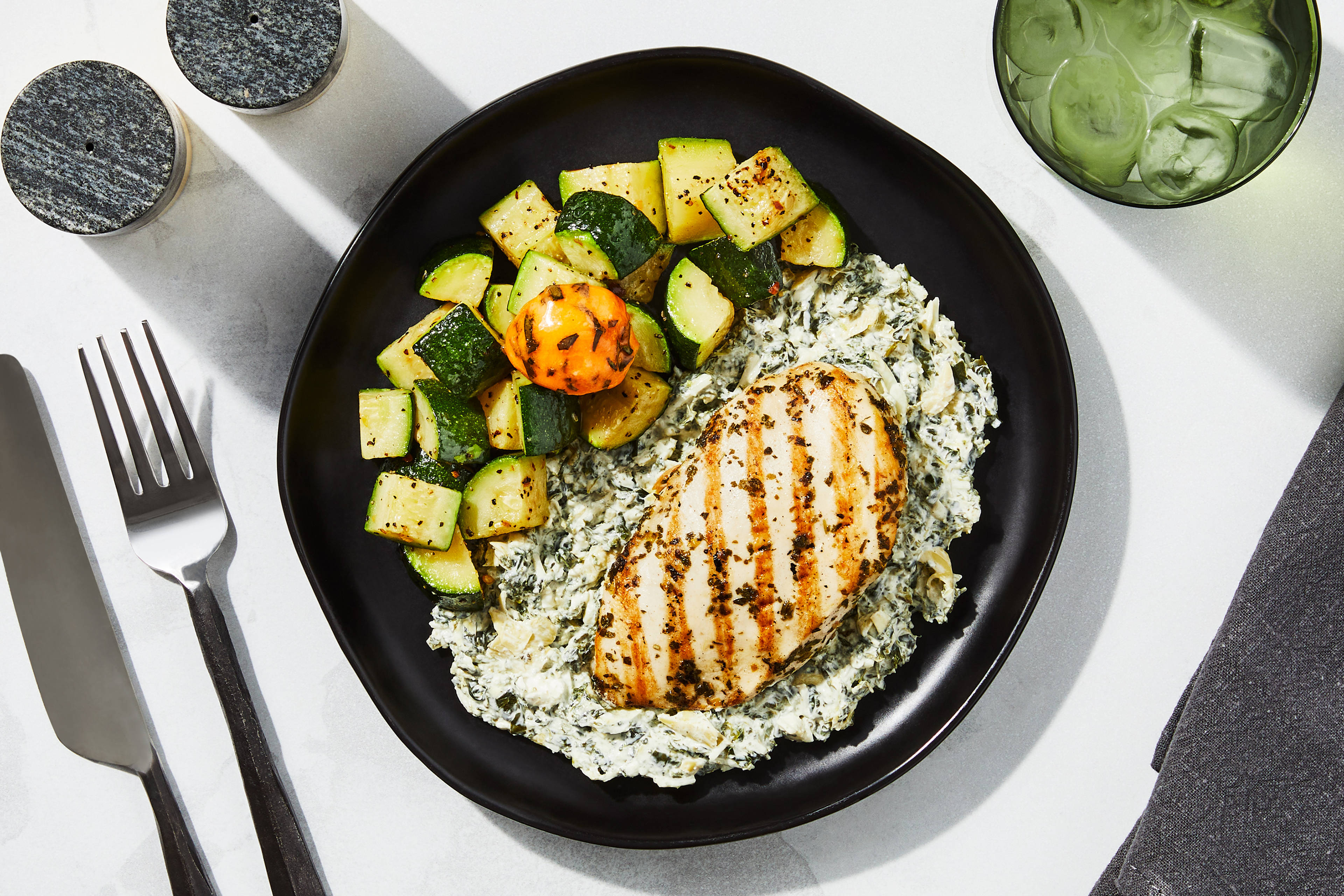 Artichoke & Spinach Grilled Chicken
