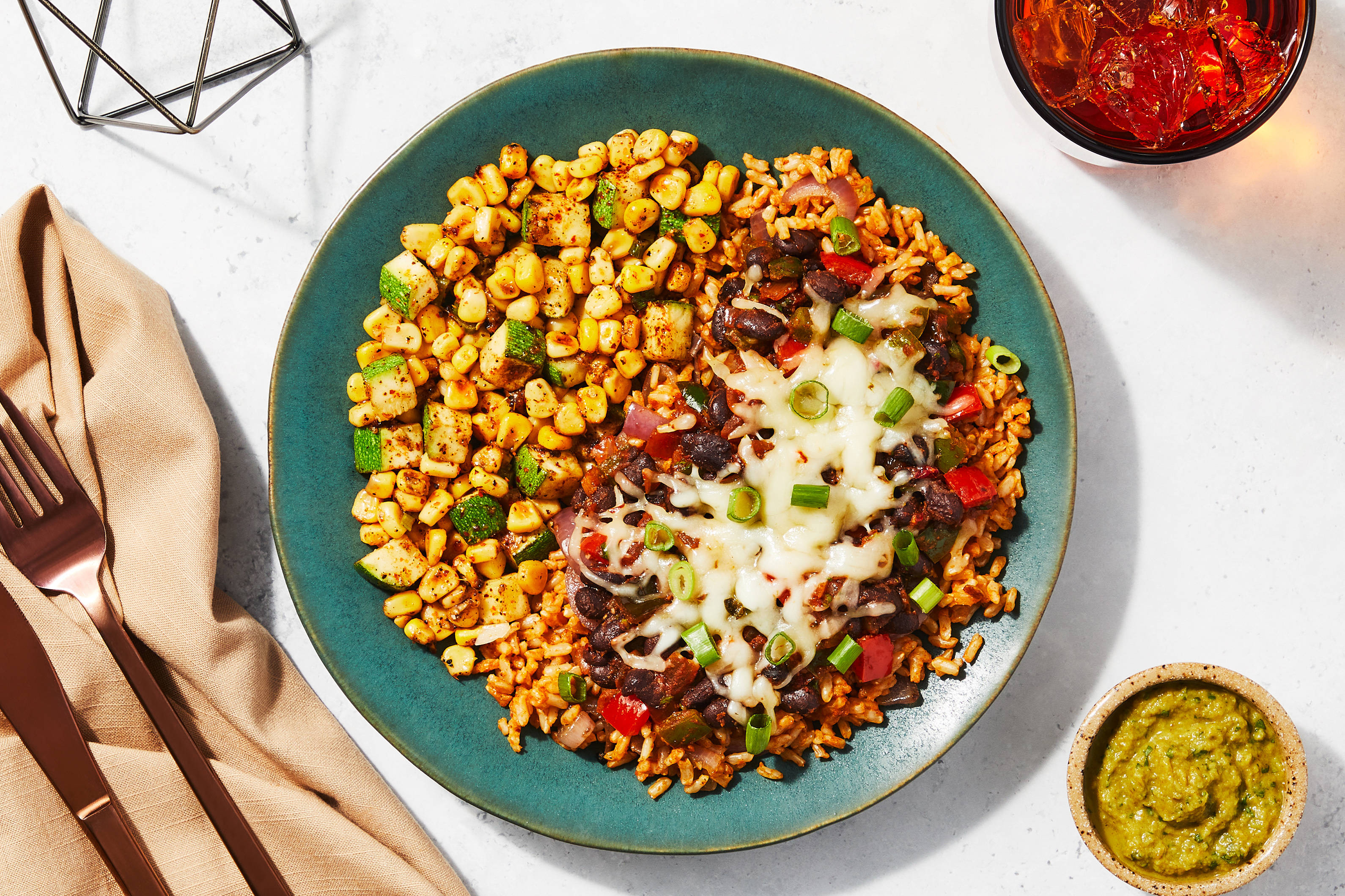 Black Bean & Rice Enchilada Bowl