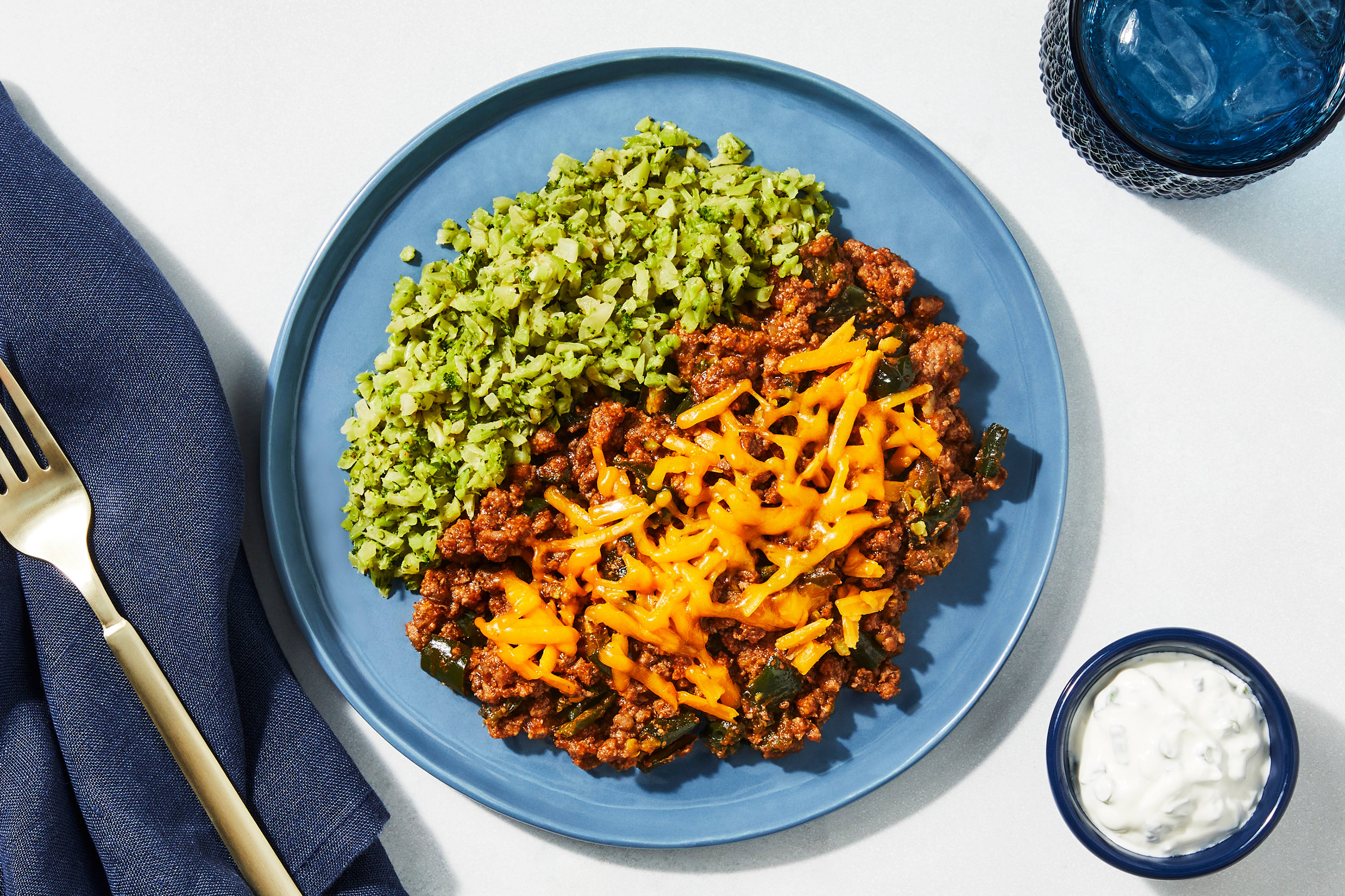 Spicy Poblano Beef Bowl