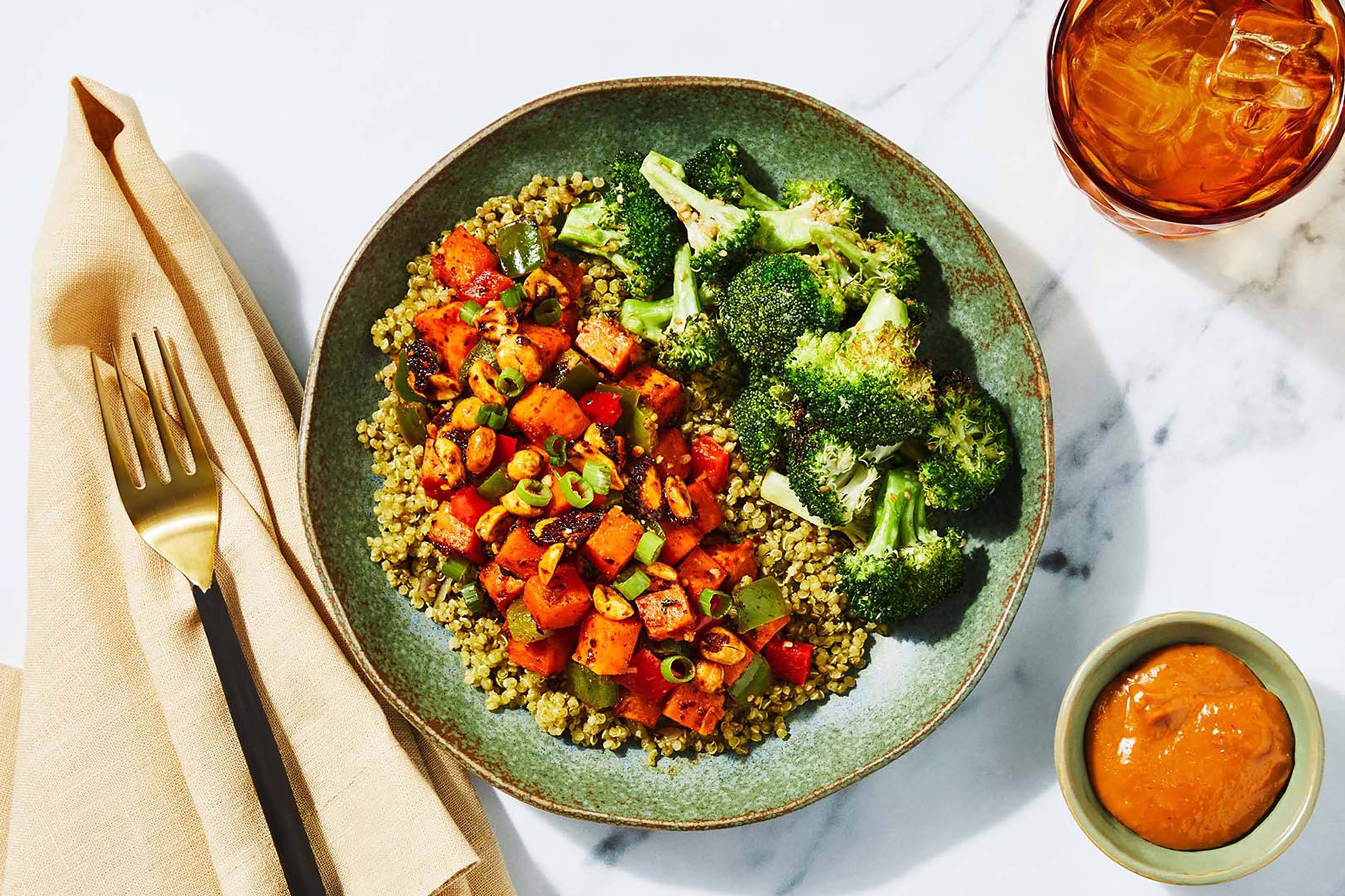 Peanut Satay Buddha Bowl