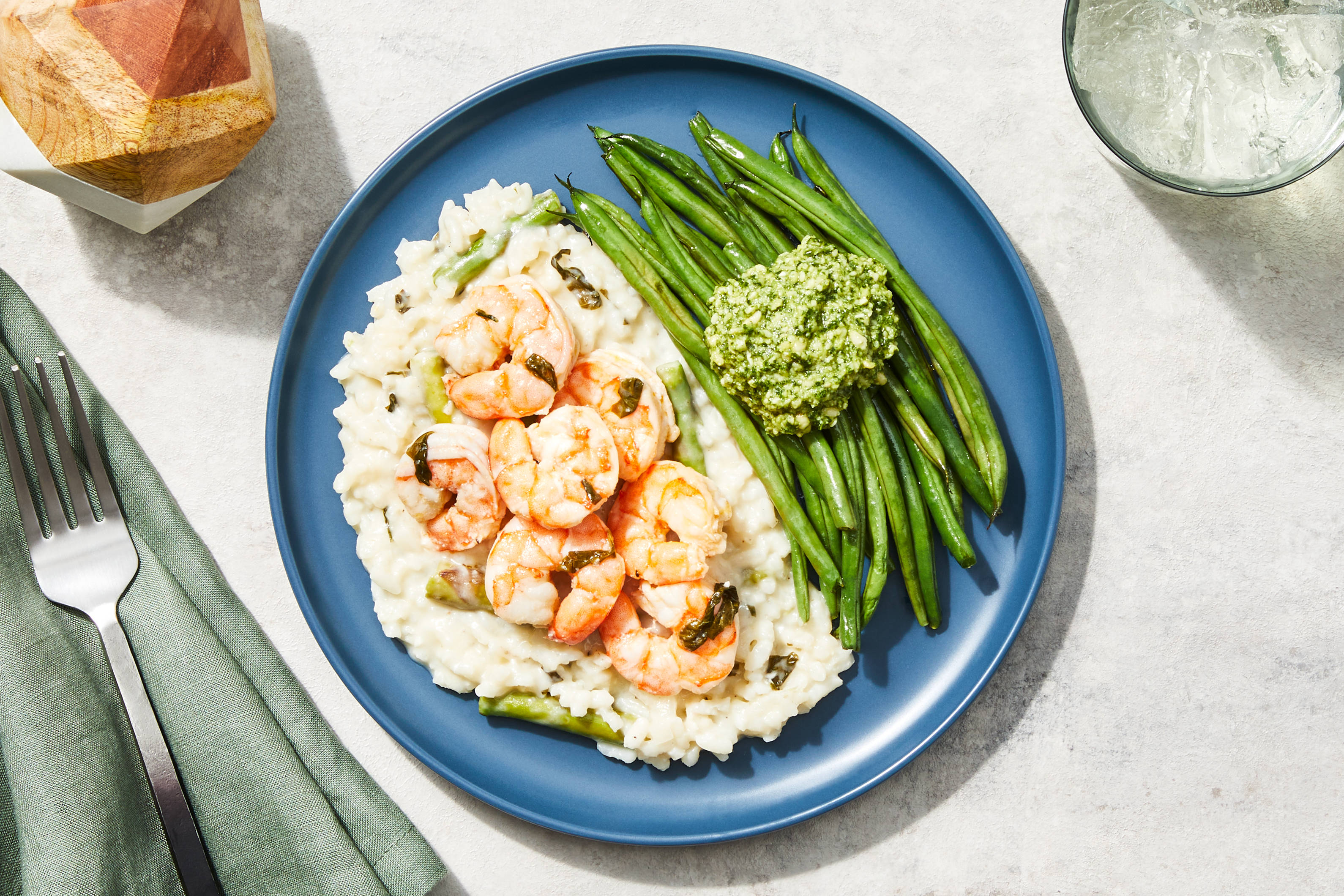 Shrimp & Asparagus Risotto