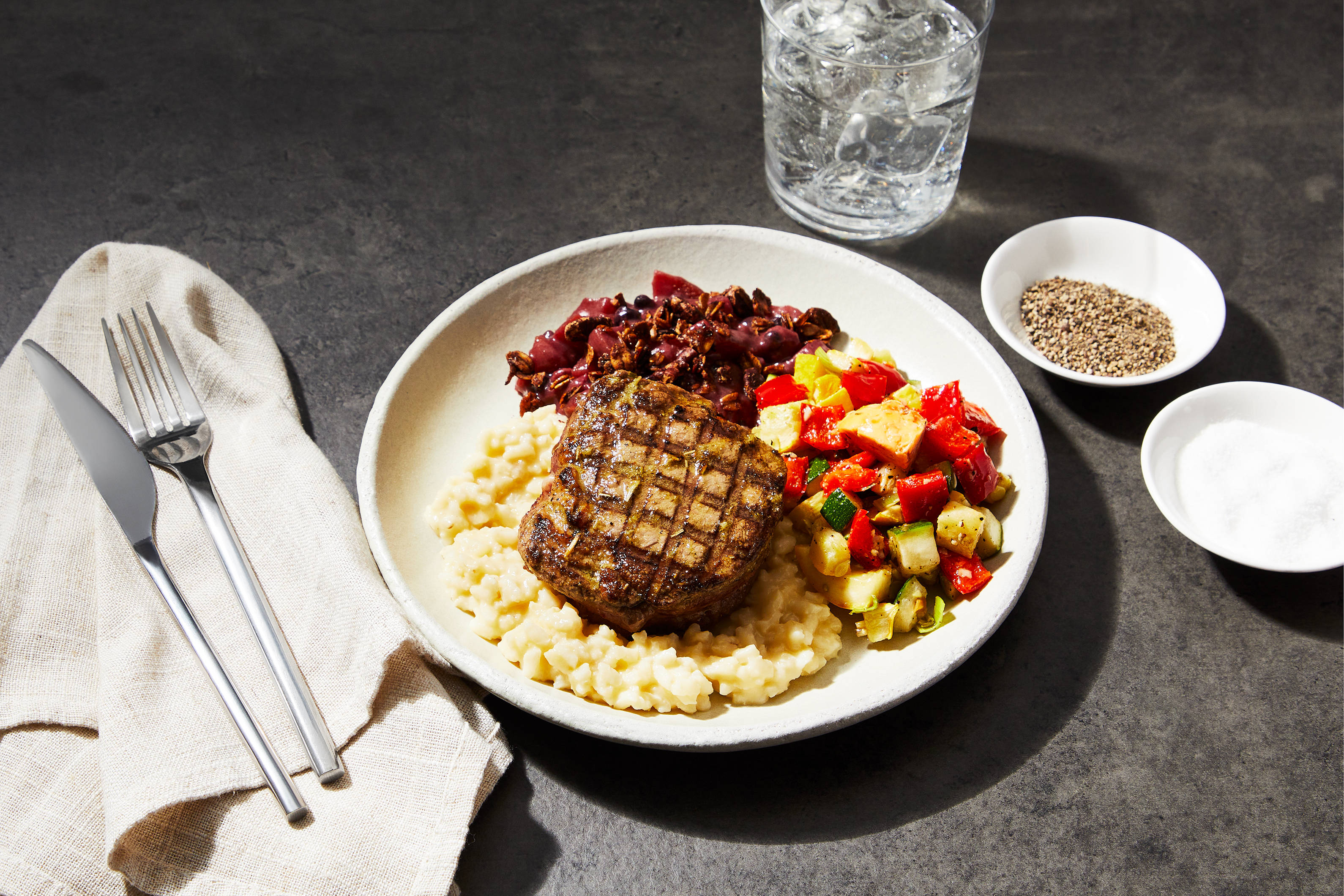 Herb-Peppercorn Filet Mignon