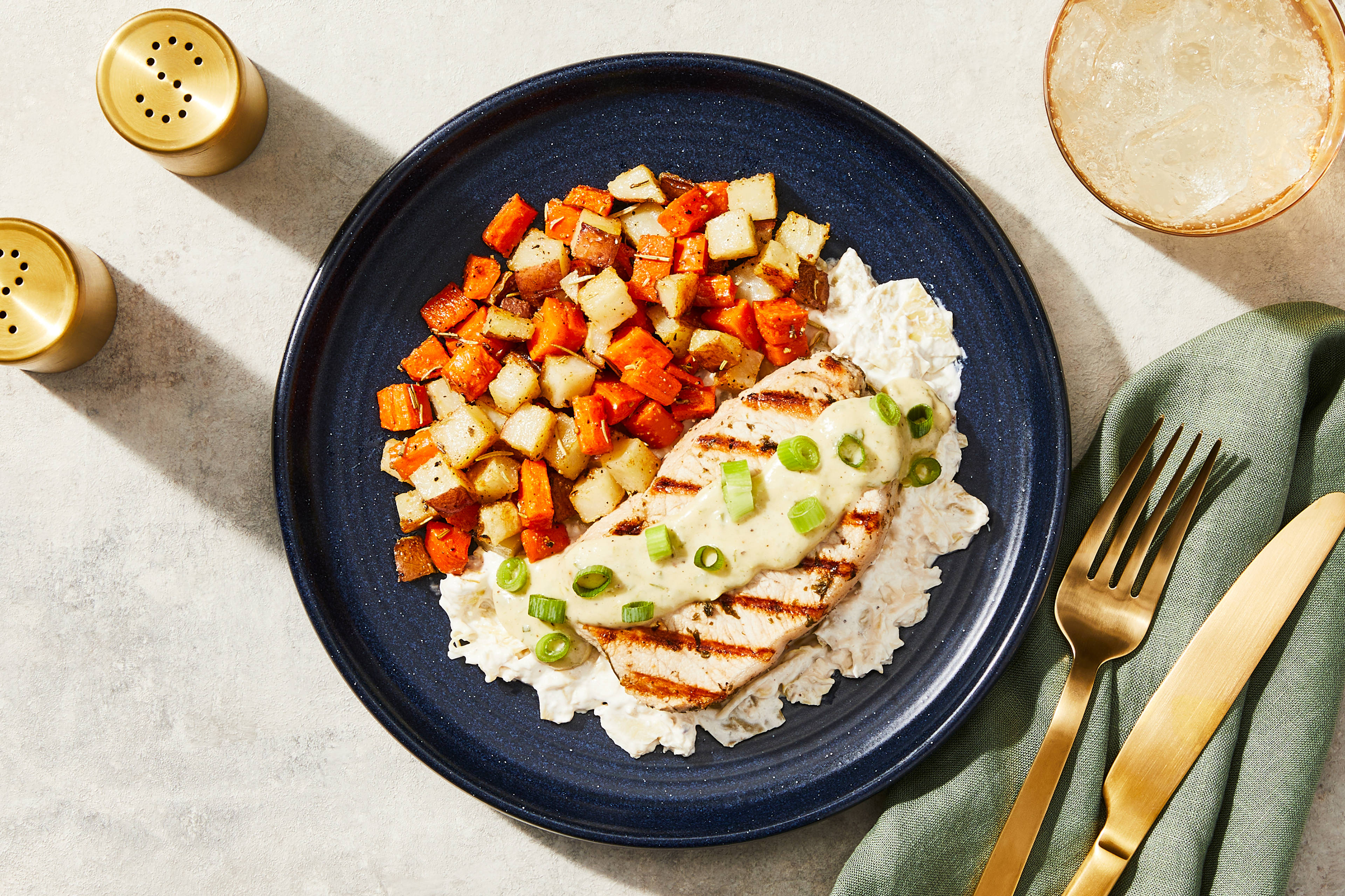 Artichoke & Parmesan Pork Chop