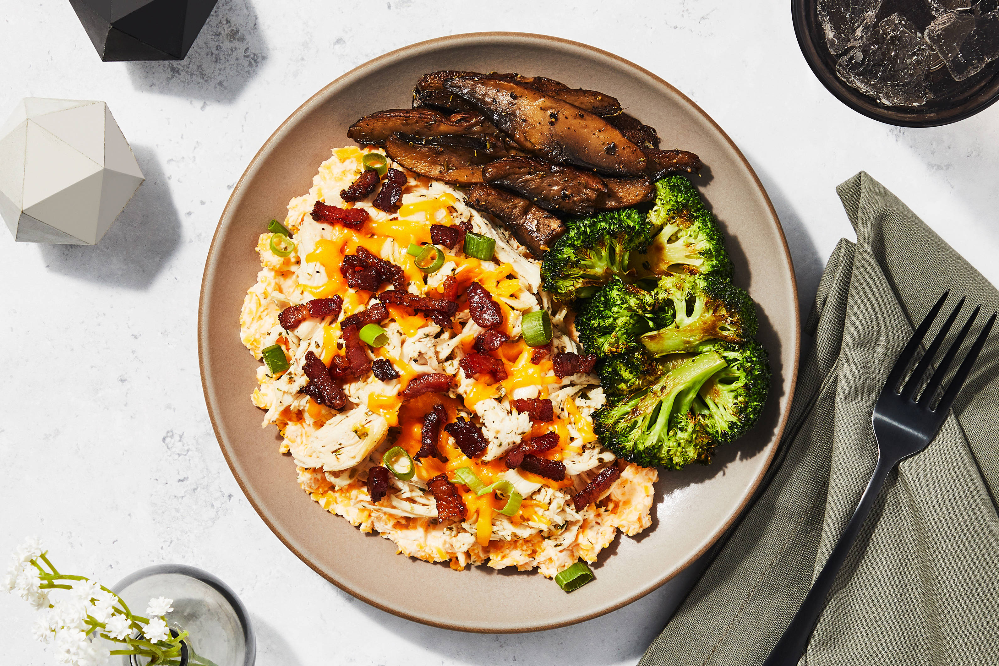 Cheesy Bacon Ranch Shredded Chicken