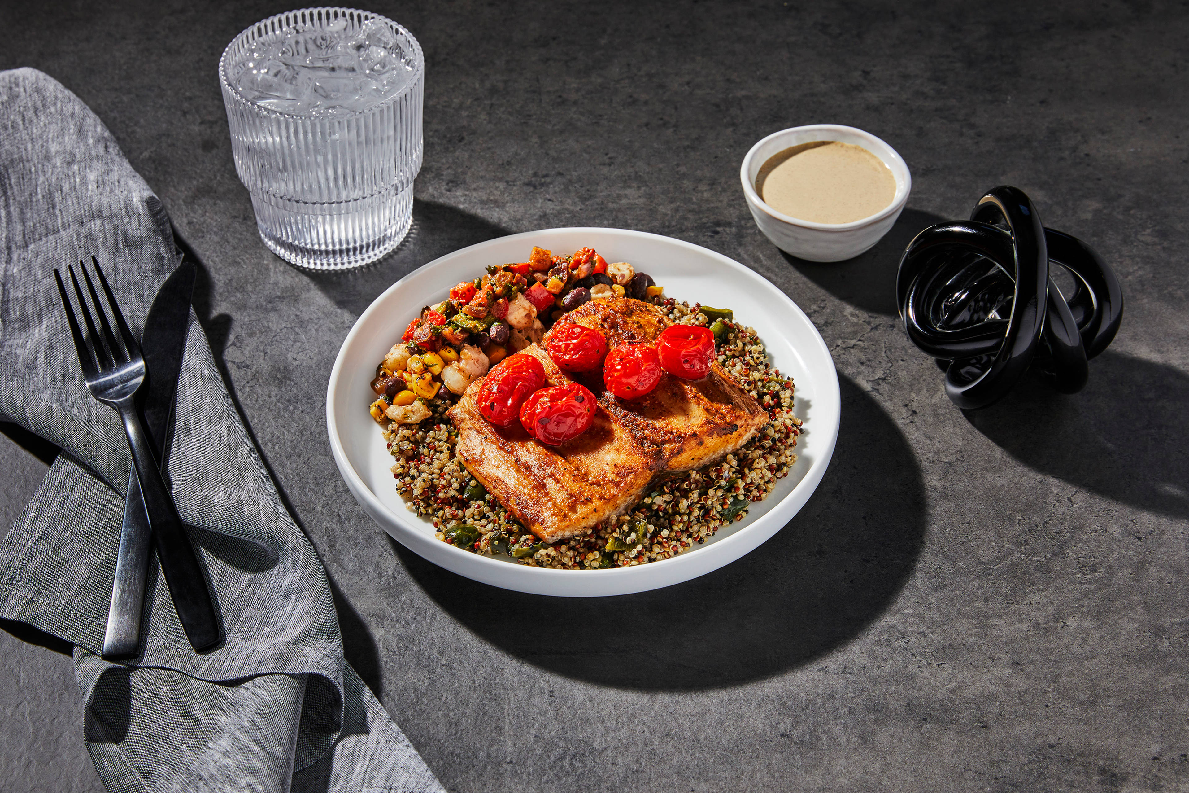 Roasted Red Chile Mahi Mahi