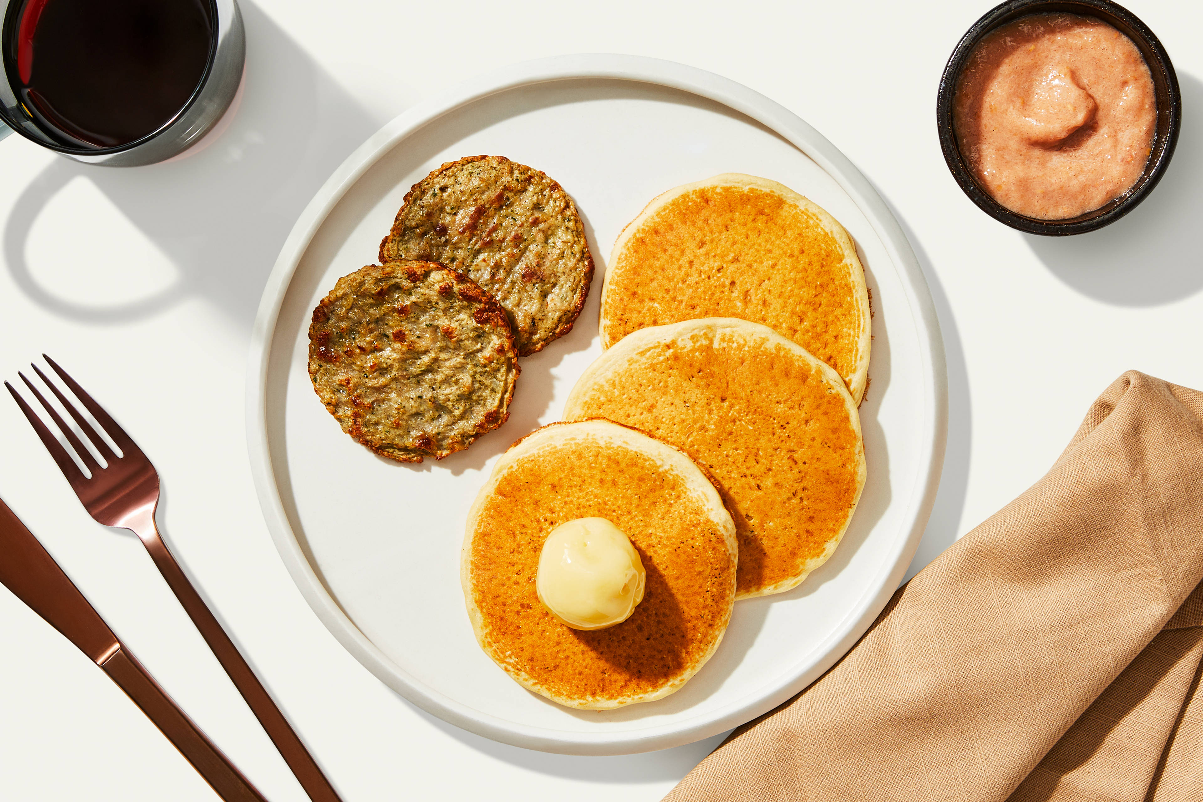 Honey Yogurt Pancakes