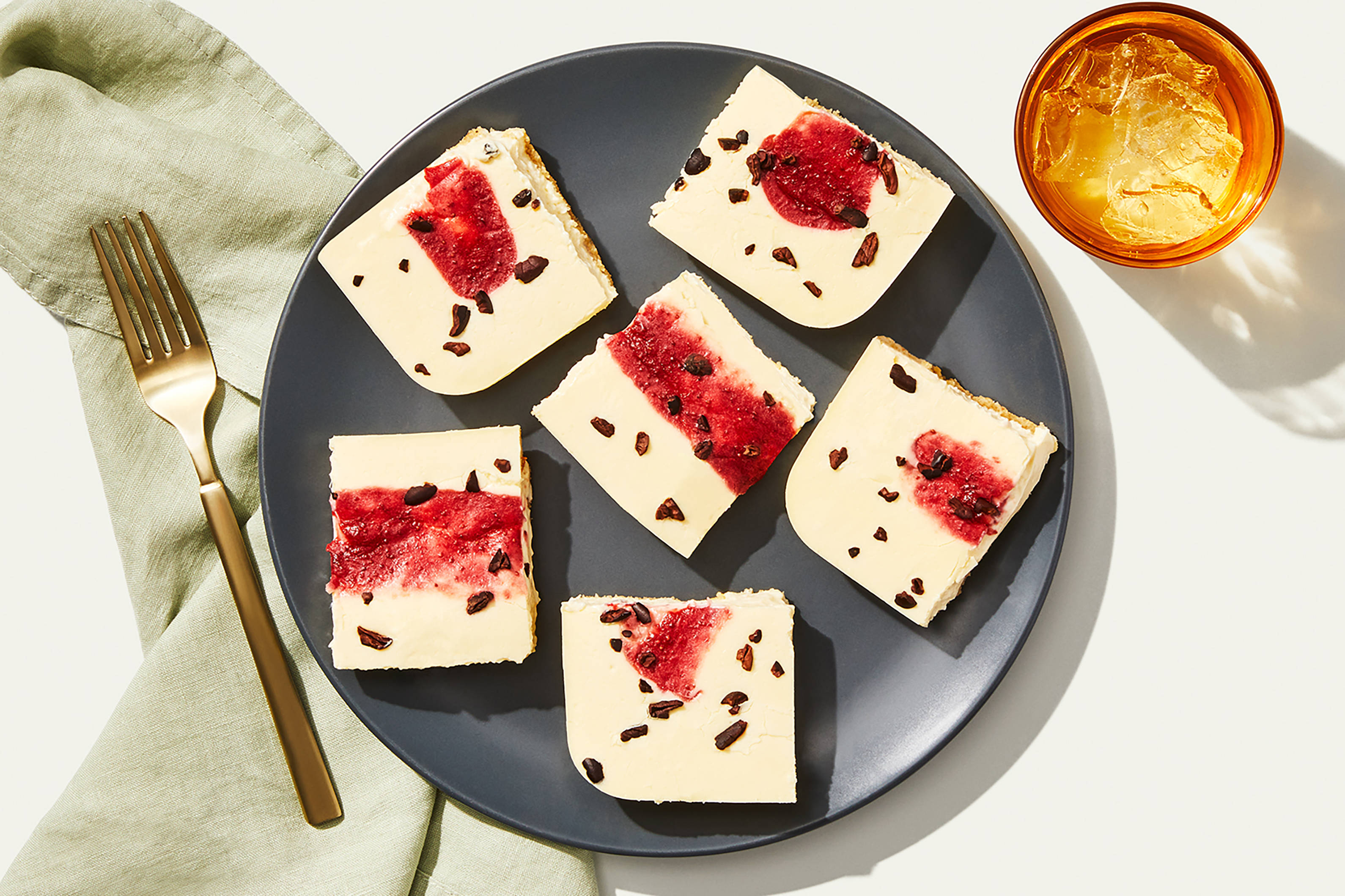 Keto Cheesecake - Strawberry Goat Cheese