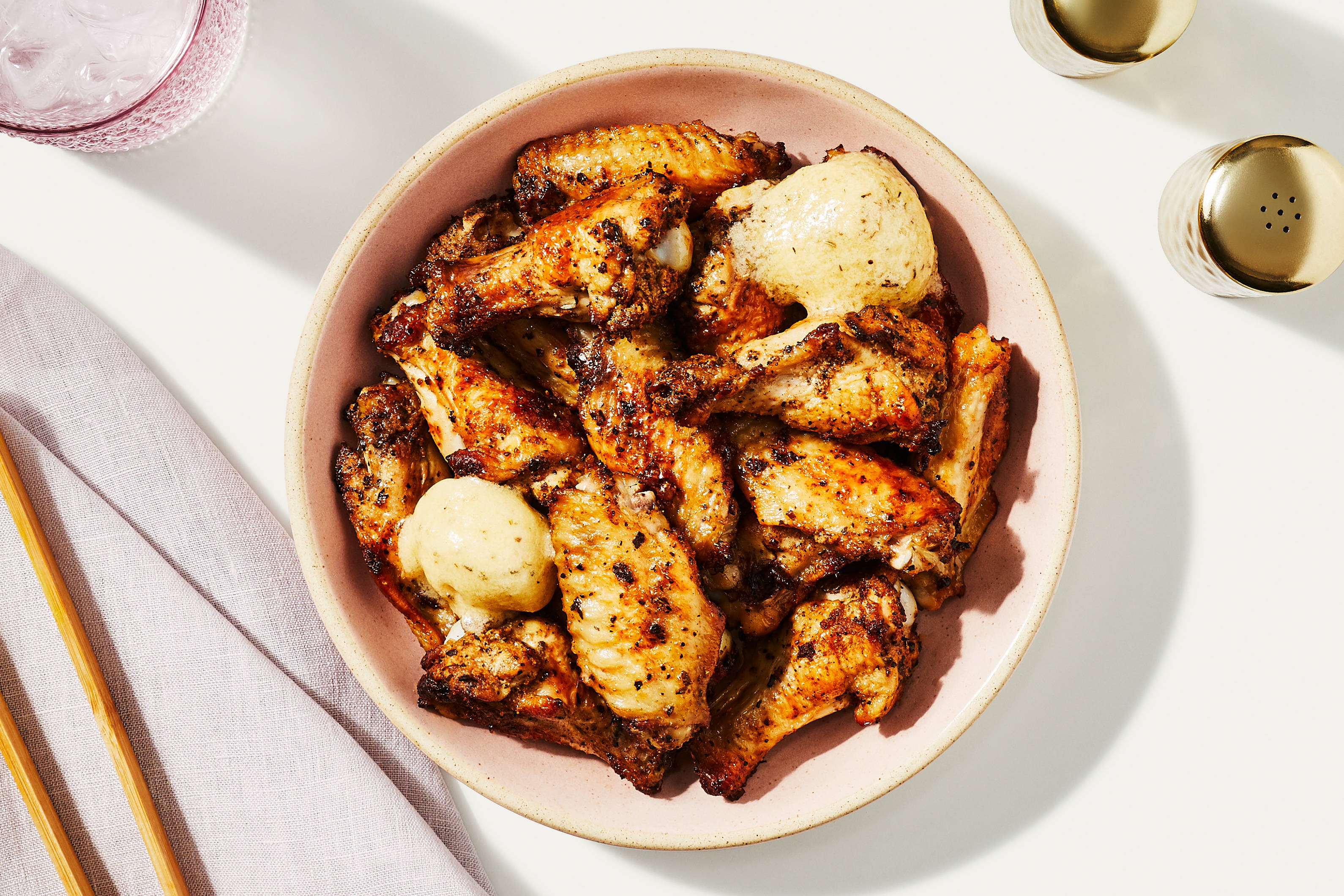 Parmesan Garlic Chicken Wings
