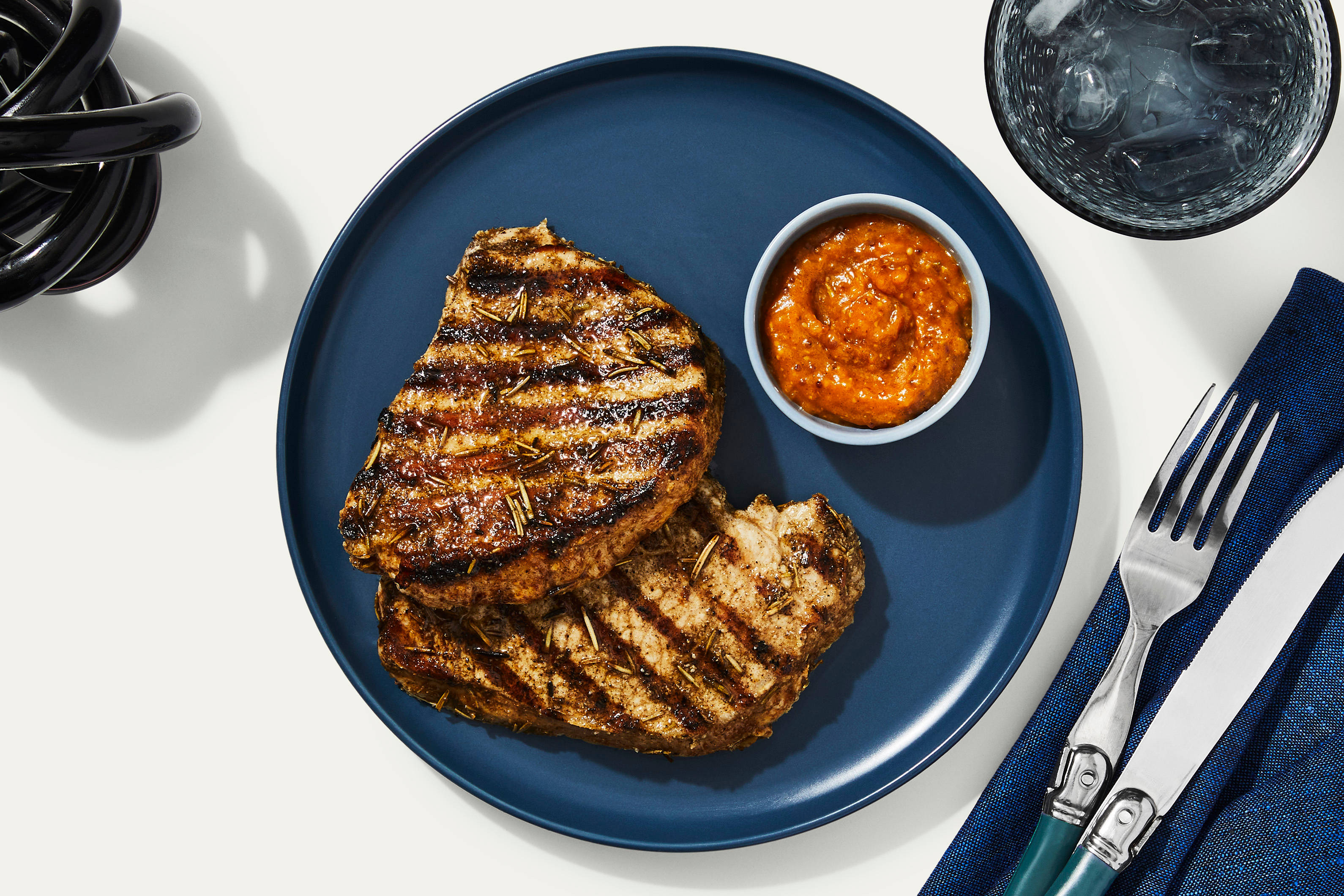 Herb Grilled Pork Chops
