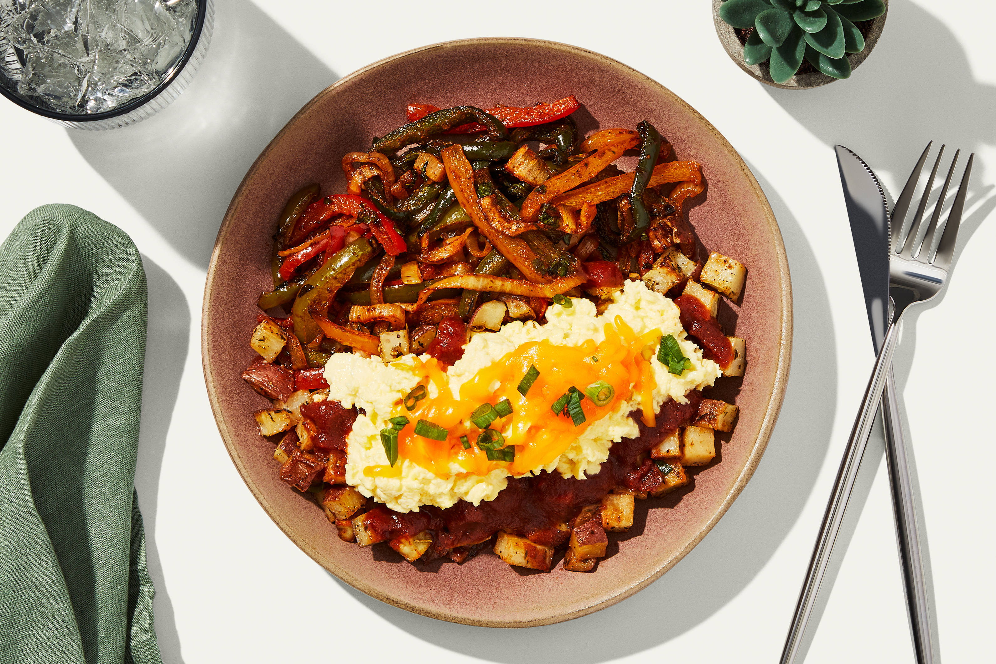 Cowboy Skillet & Scrambled Eggs