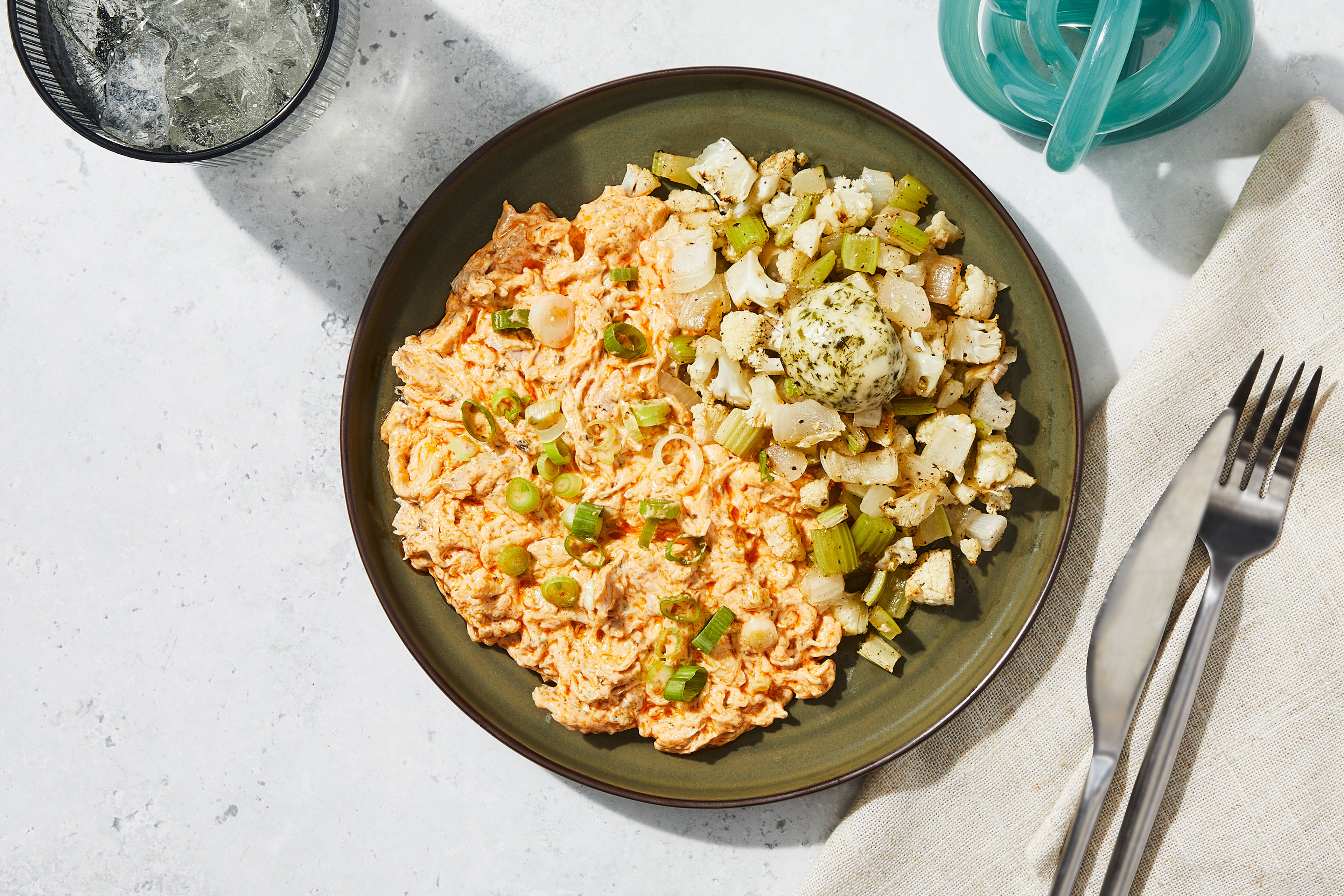 Creamy Buffalo Shredded Chicken