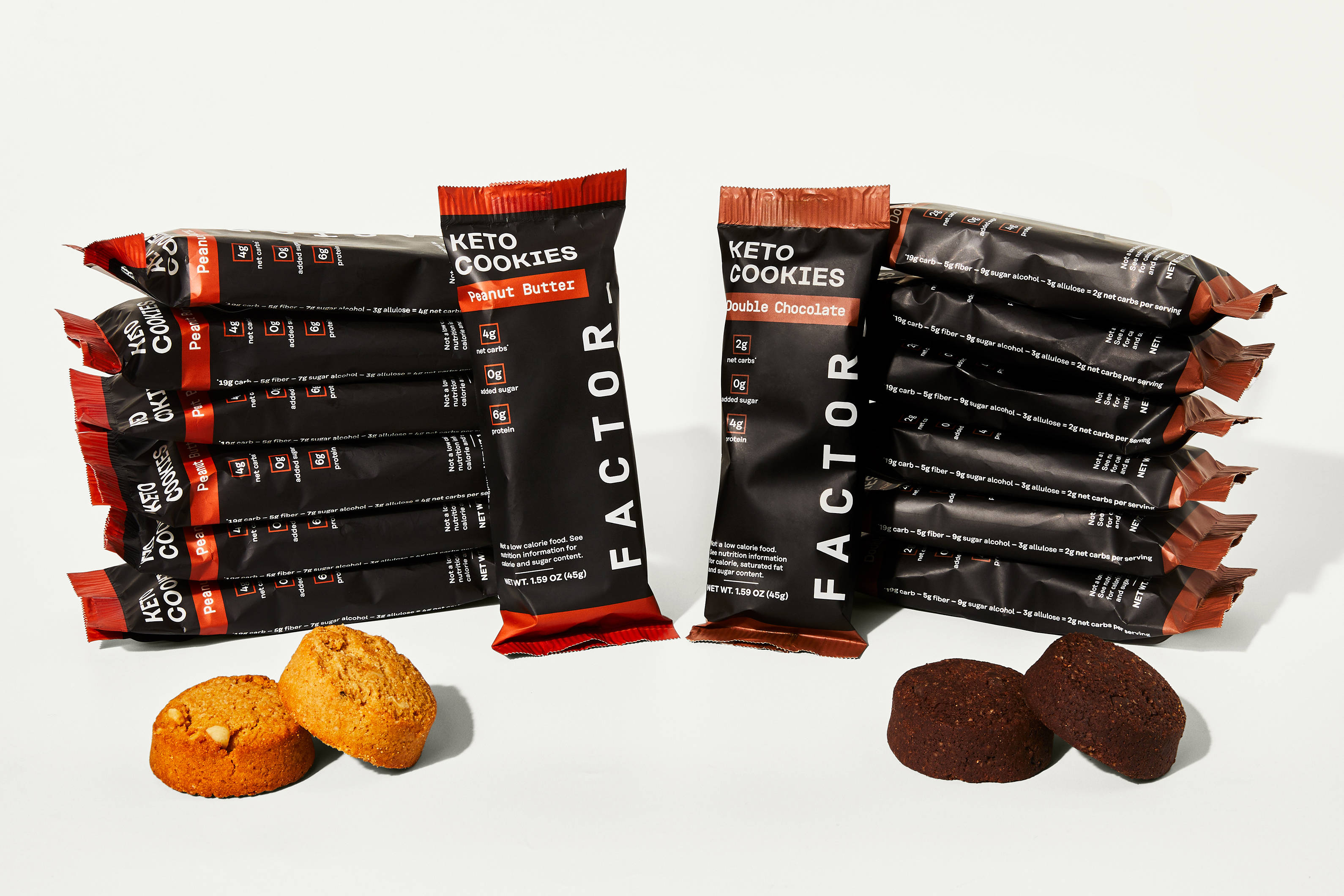 Keto Cookie Bundle - Peanut Butter & Double Chocolate Variety Pack