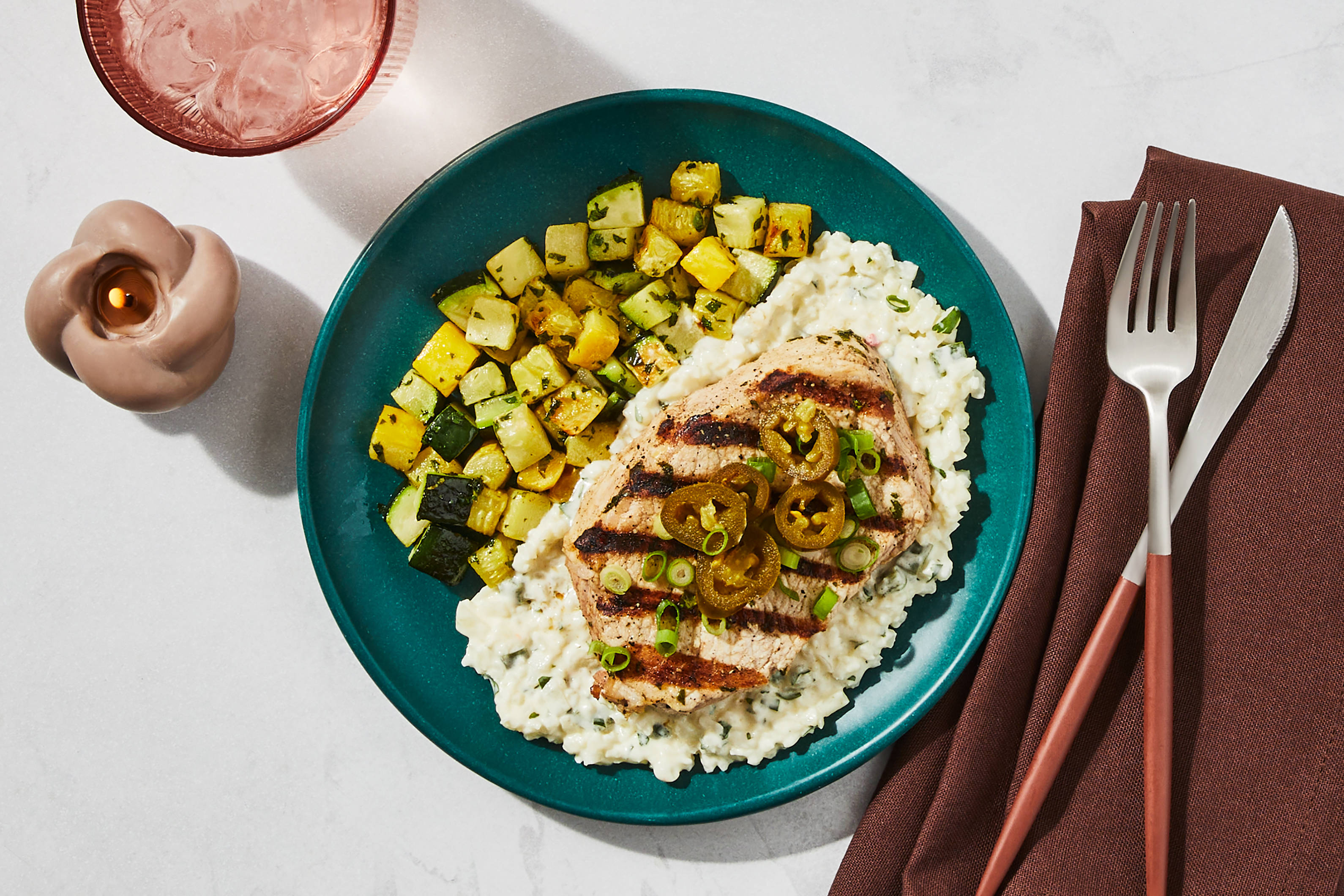 Cilantro-Jalapeño Pork Chop