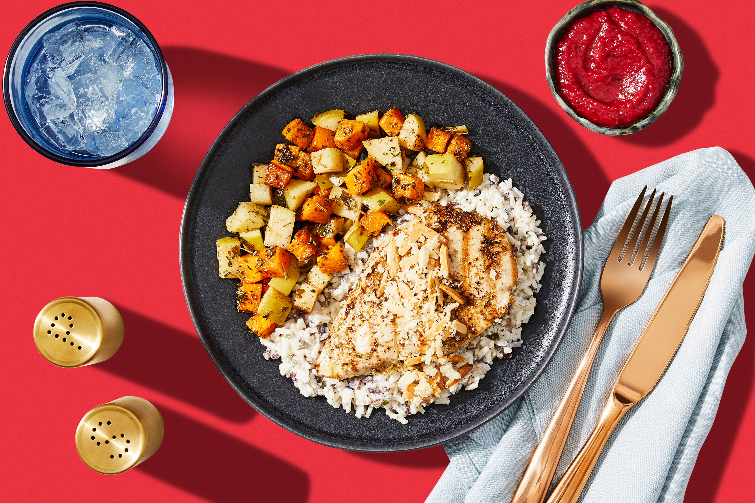 Cran-Apple Chicken Breast & Creamy Wild Rice