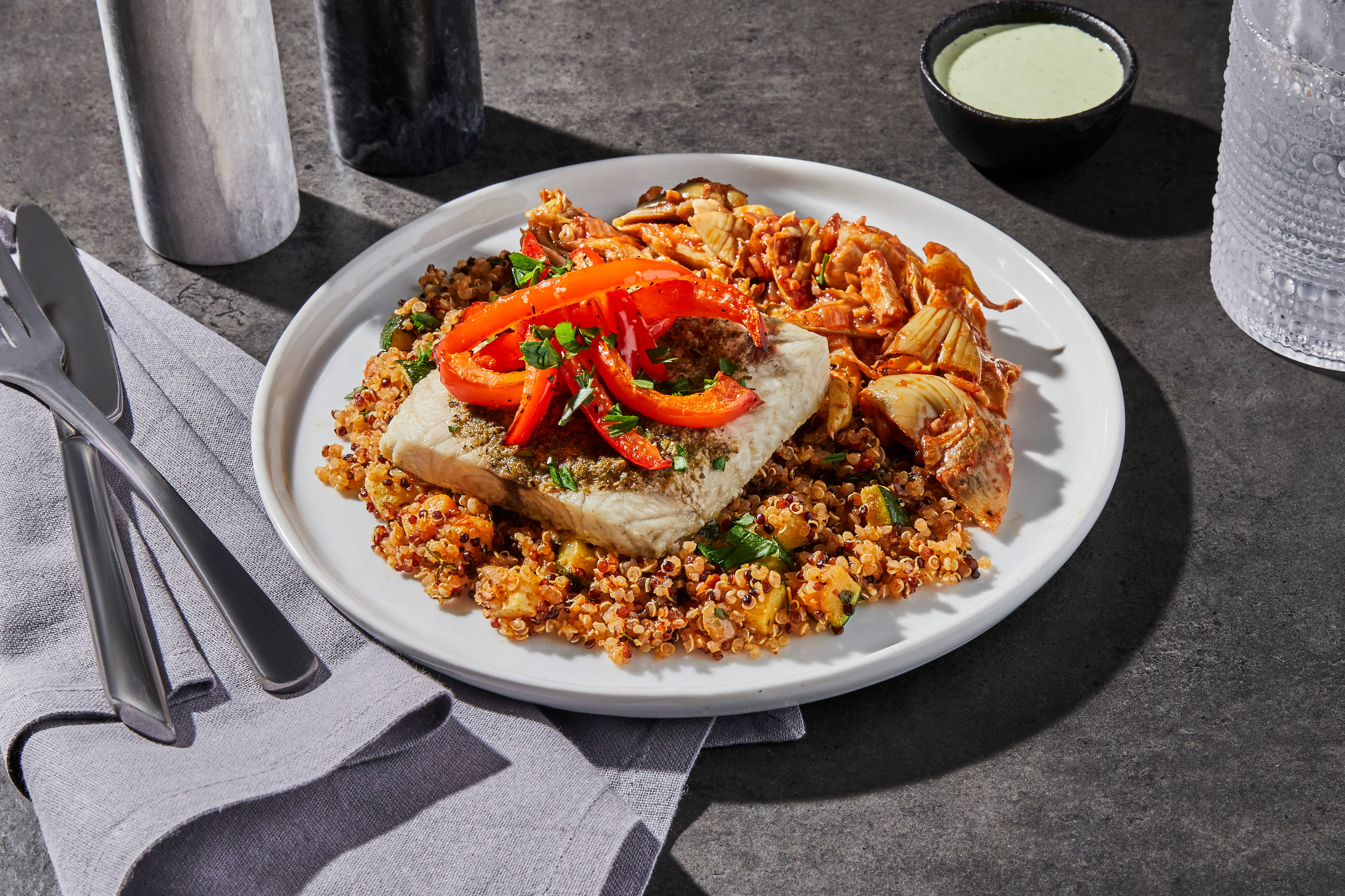 Red Pepper & Herb Barramundi