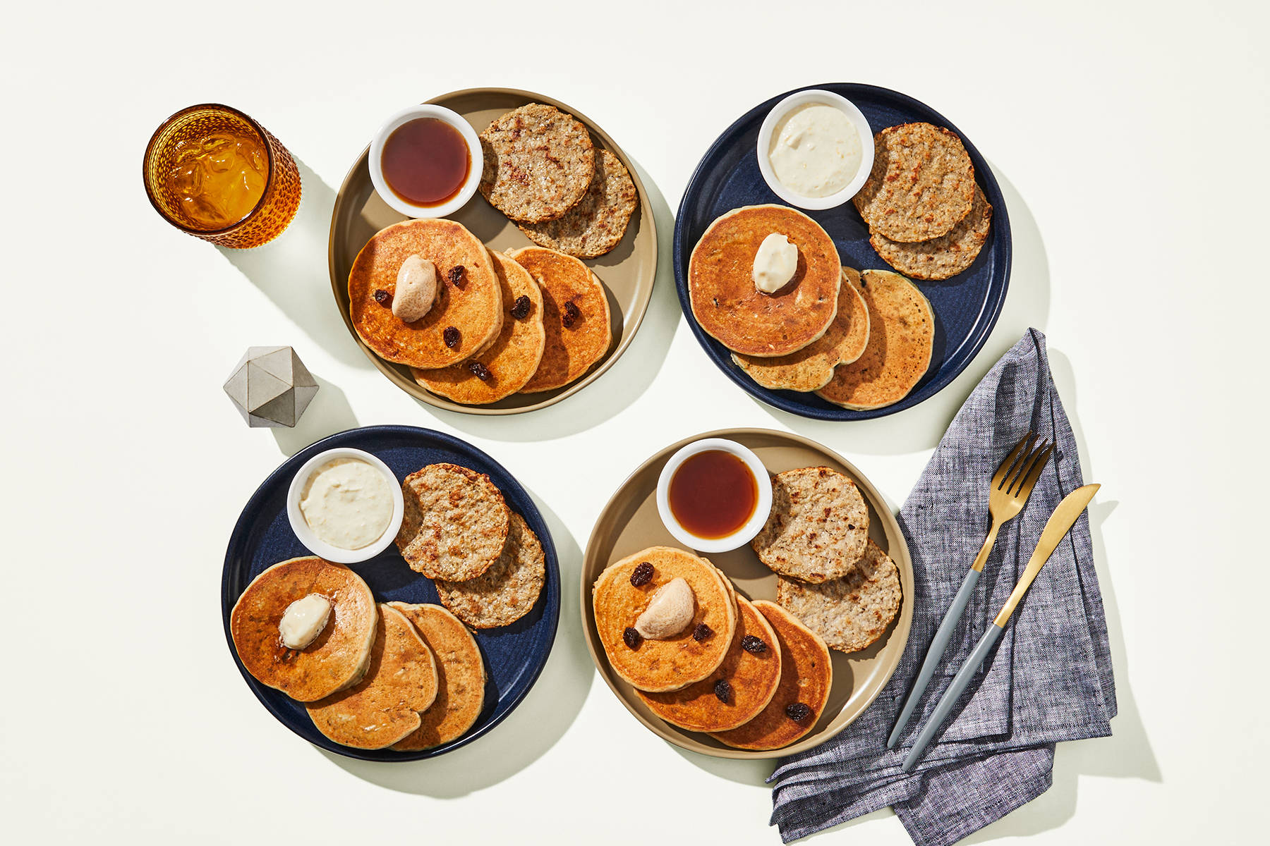 Pancake Bundle - Blueberry Buttermilk Pancakes & Cinnamon Raisin Pancakes