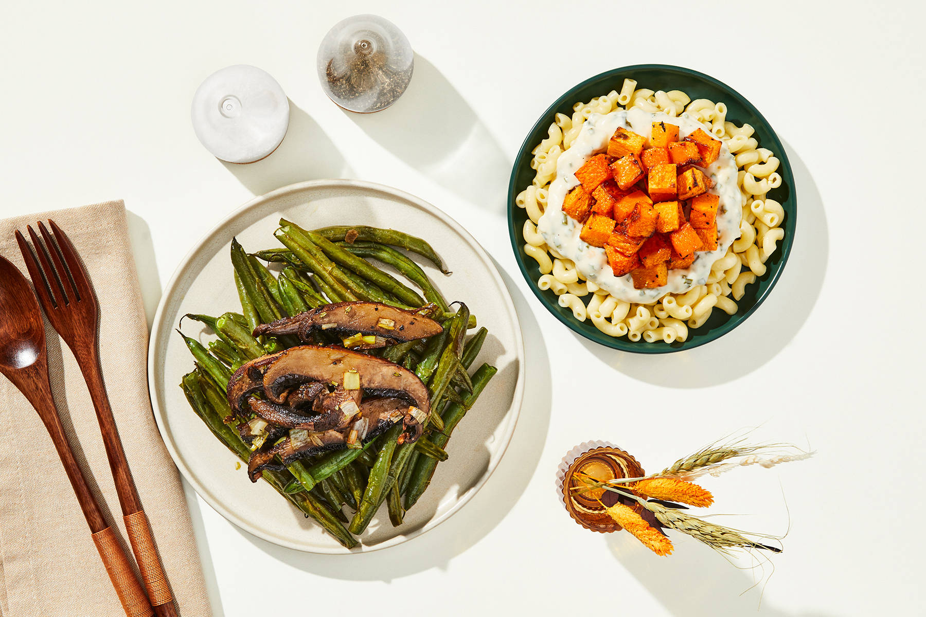 Mushroom-Green Beans