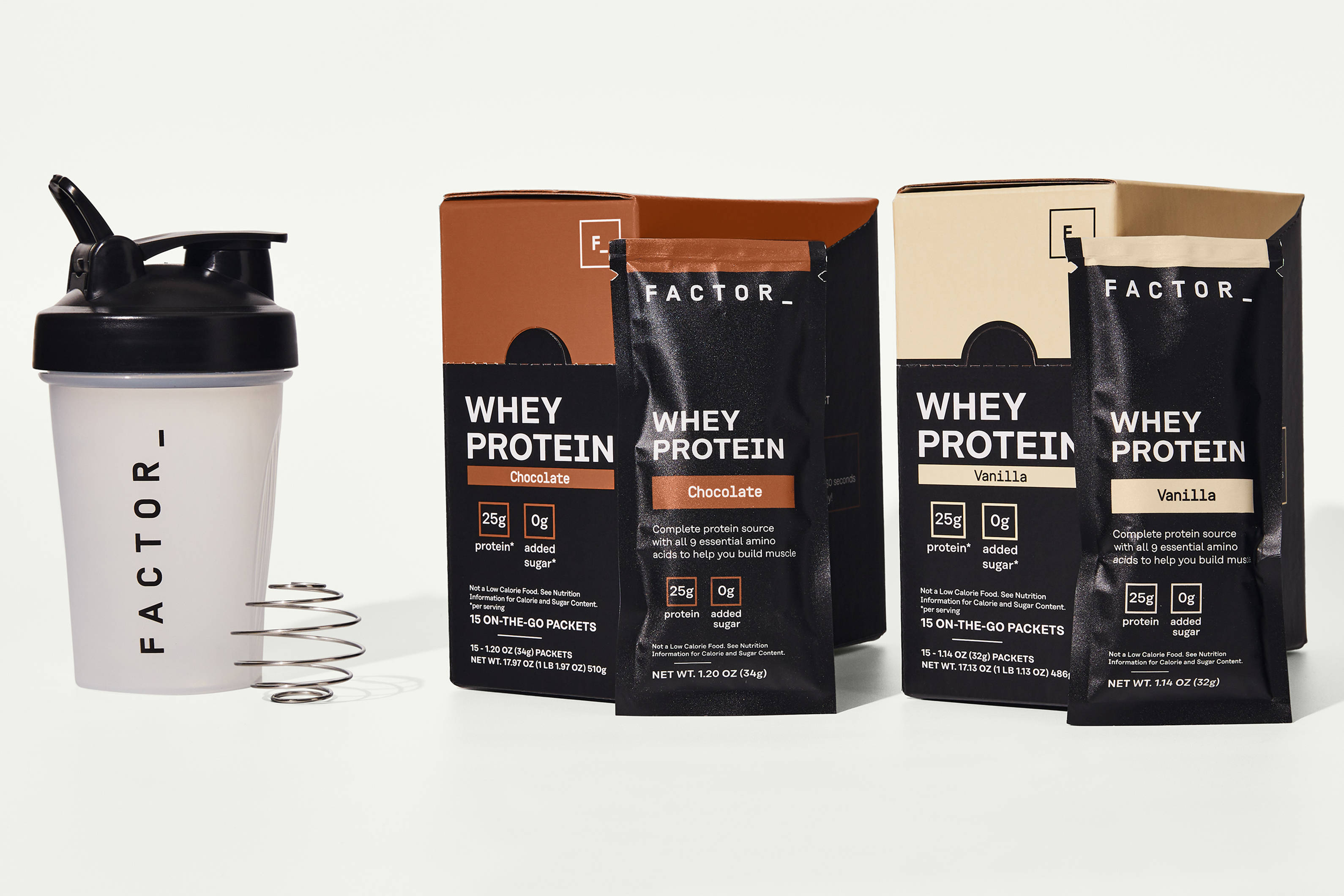 Protein Powder Starter Pack  - Chocolate & Vanilla - 30 Servings