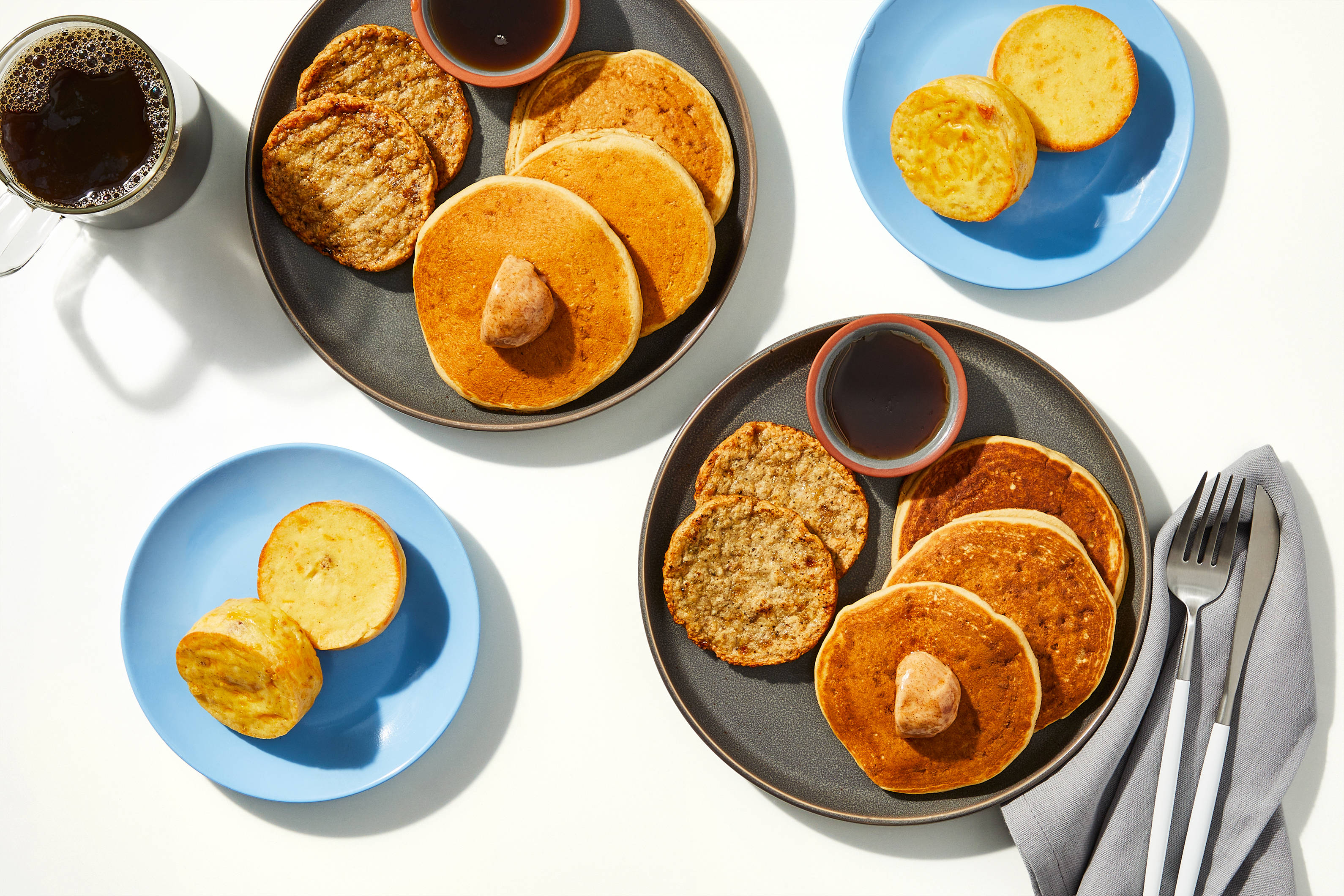 Breakfast Bundle - Pancakes & Sausage & Smoky Bacon & Cheddar Egg Bites
