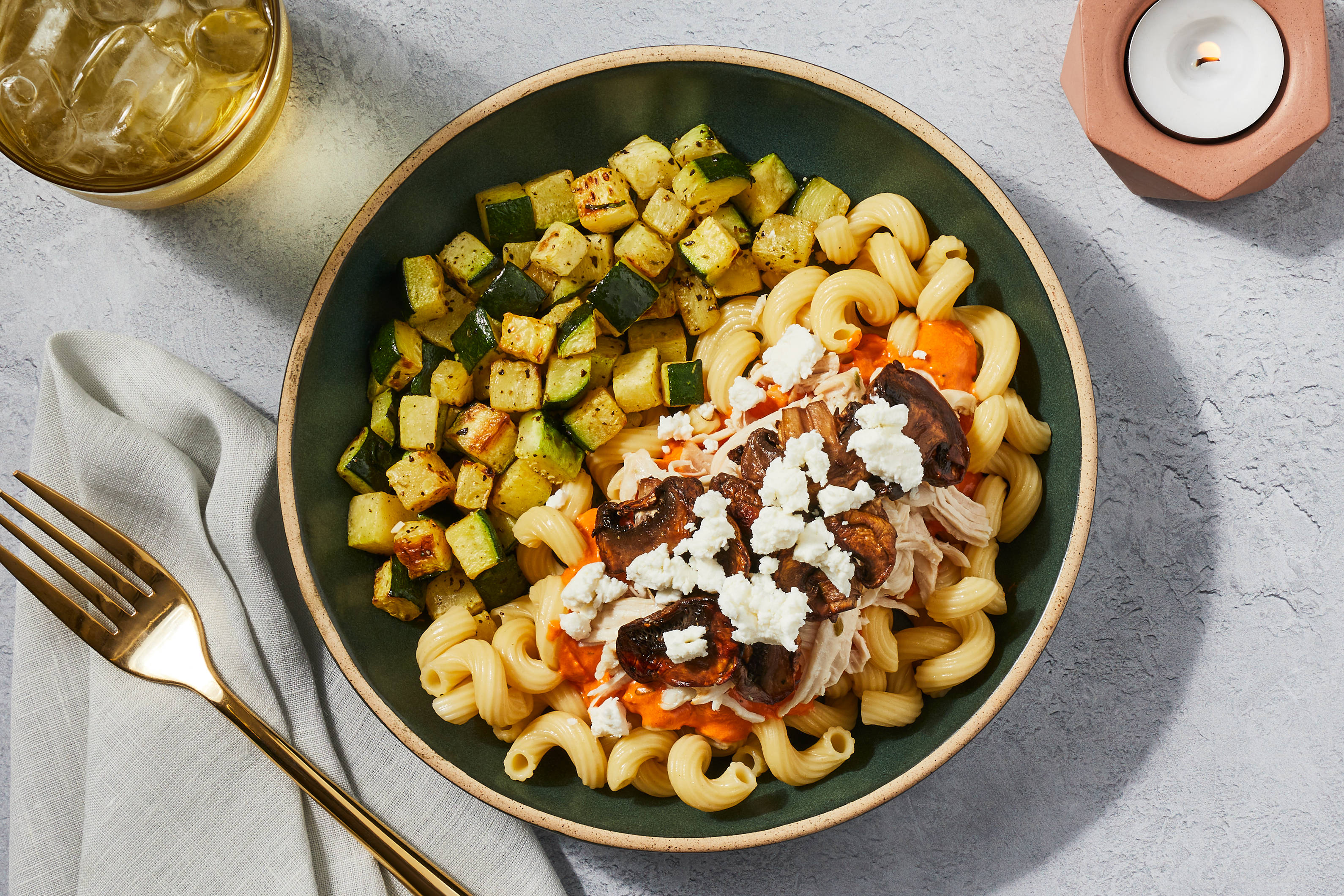 Tomato & Goat Cheese Chicken Cavatappi